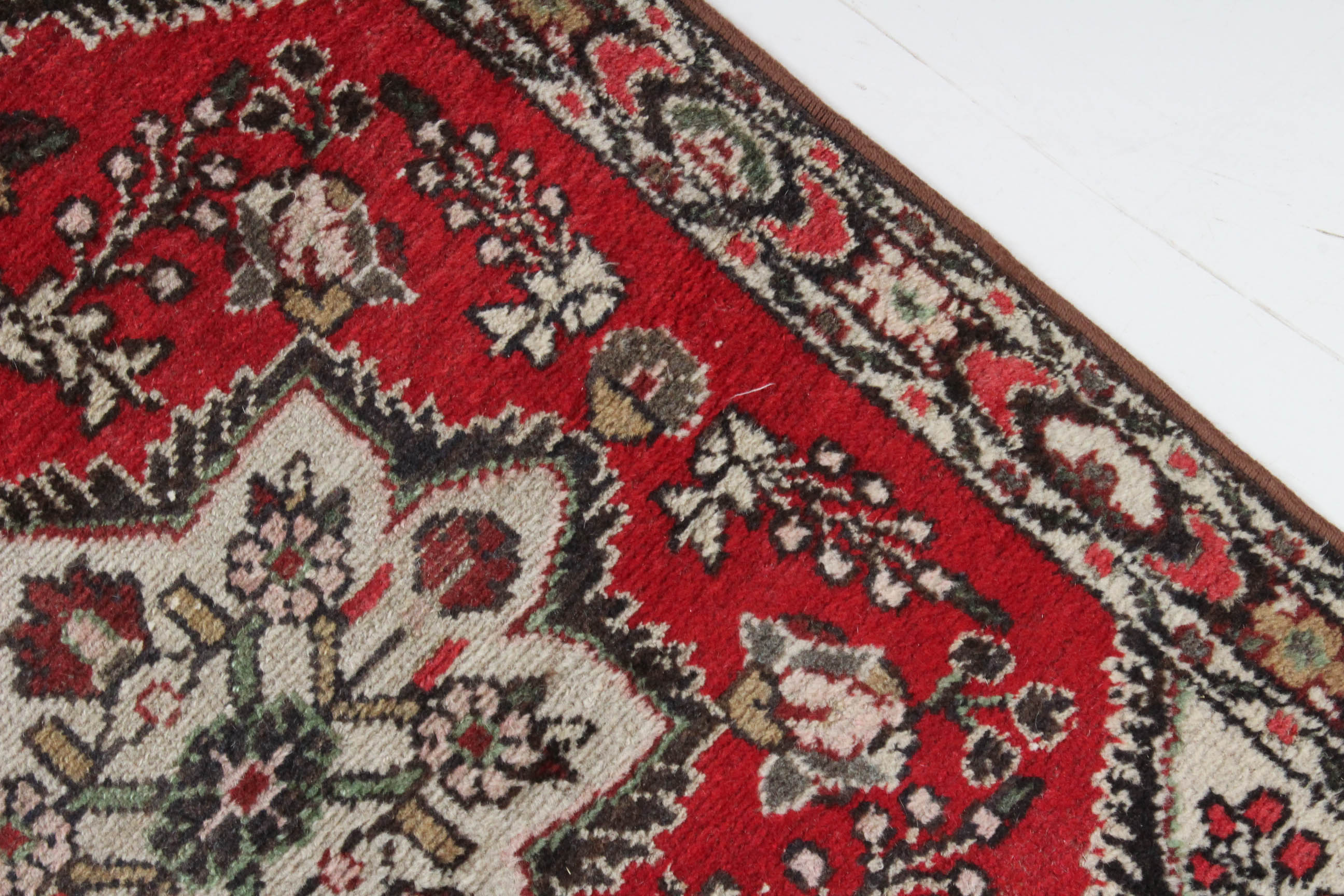 Antique Hand-Knotted Persian Hamedan Rug