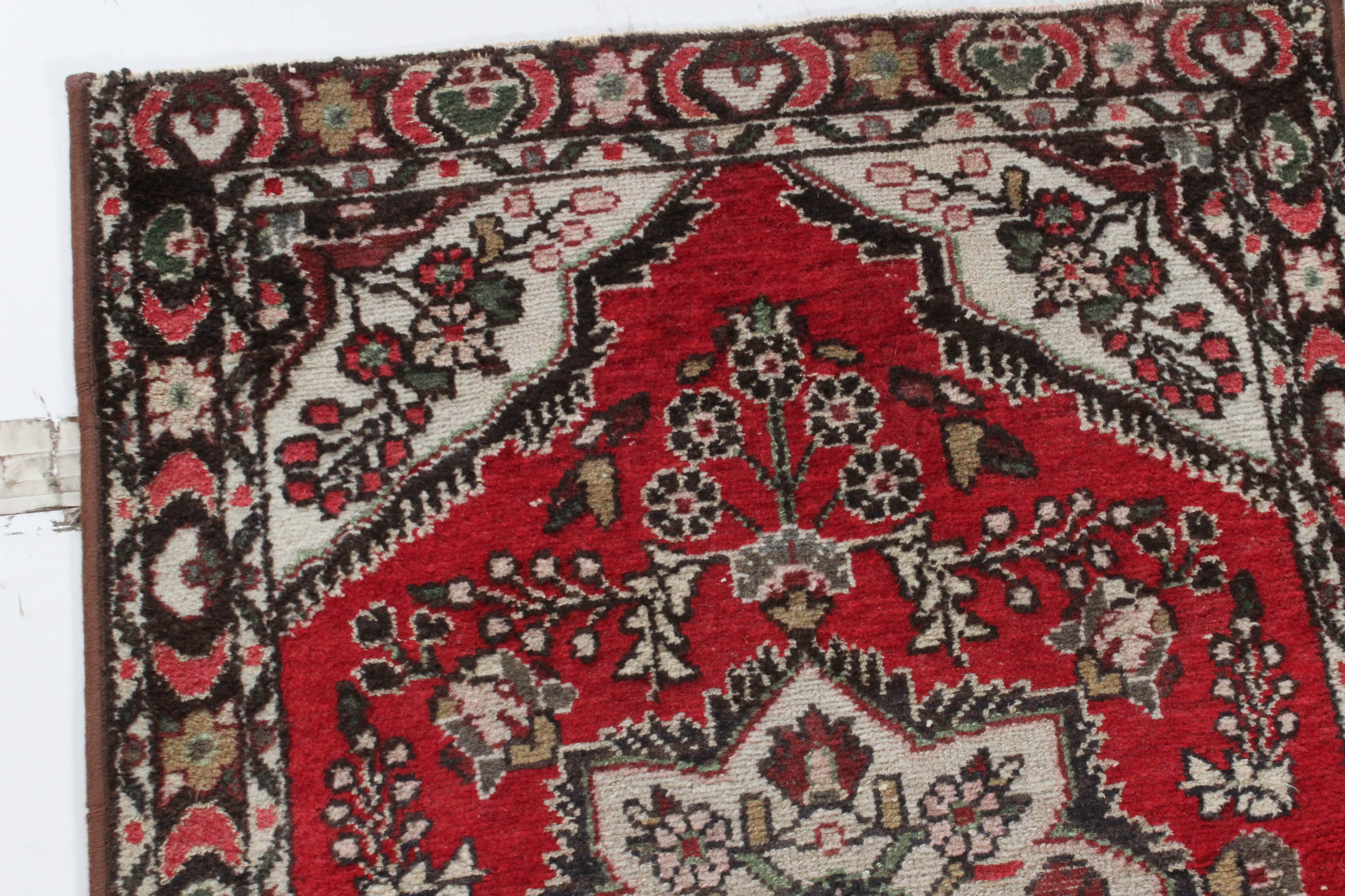 Antique Hand-Knotted Persian Hamedan Rug