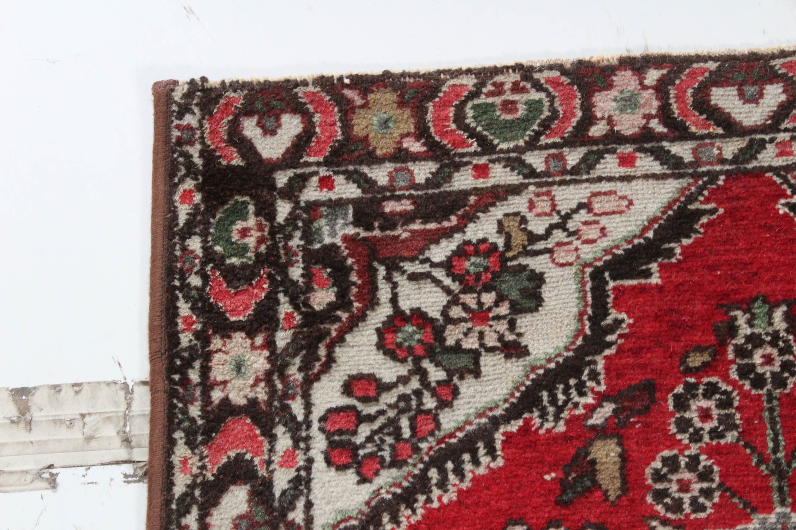 Antique Hand-Knotted Persian Hamedan Rug