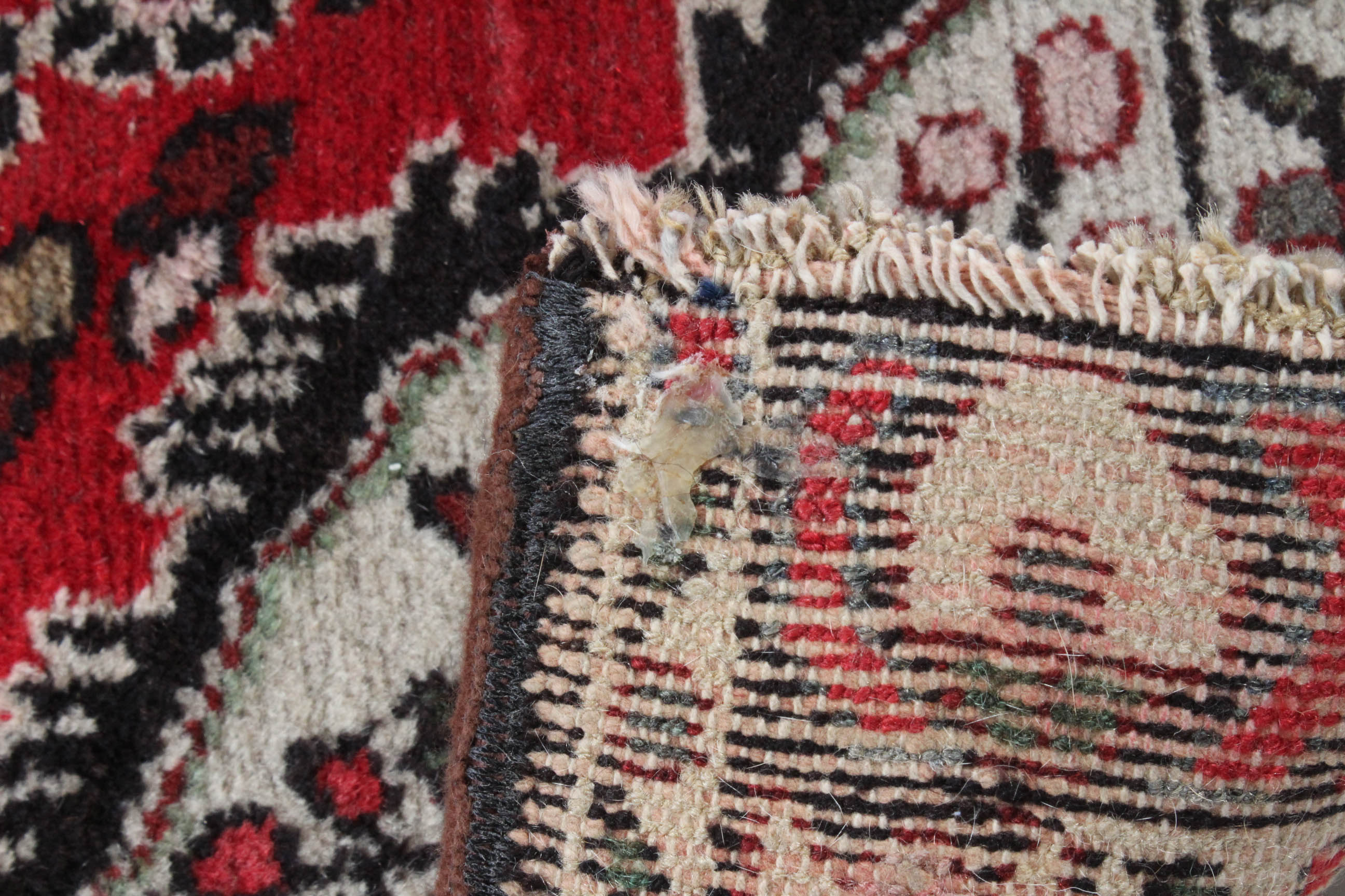 Antique Hand-Knotted Persian Hamedan Rug