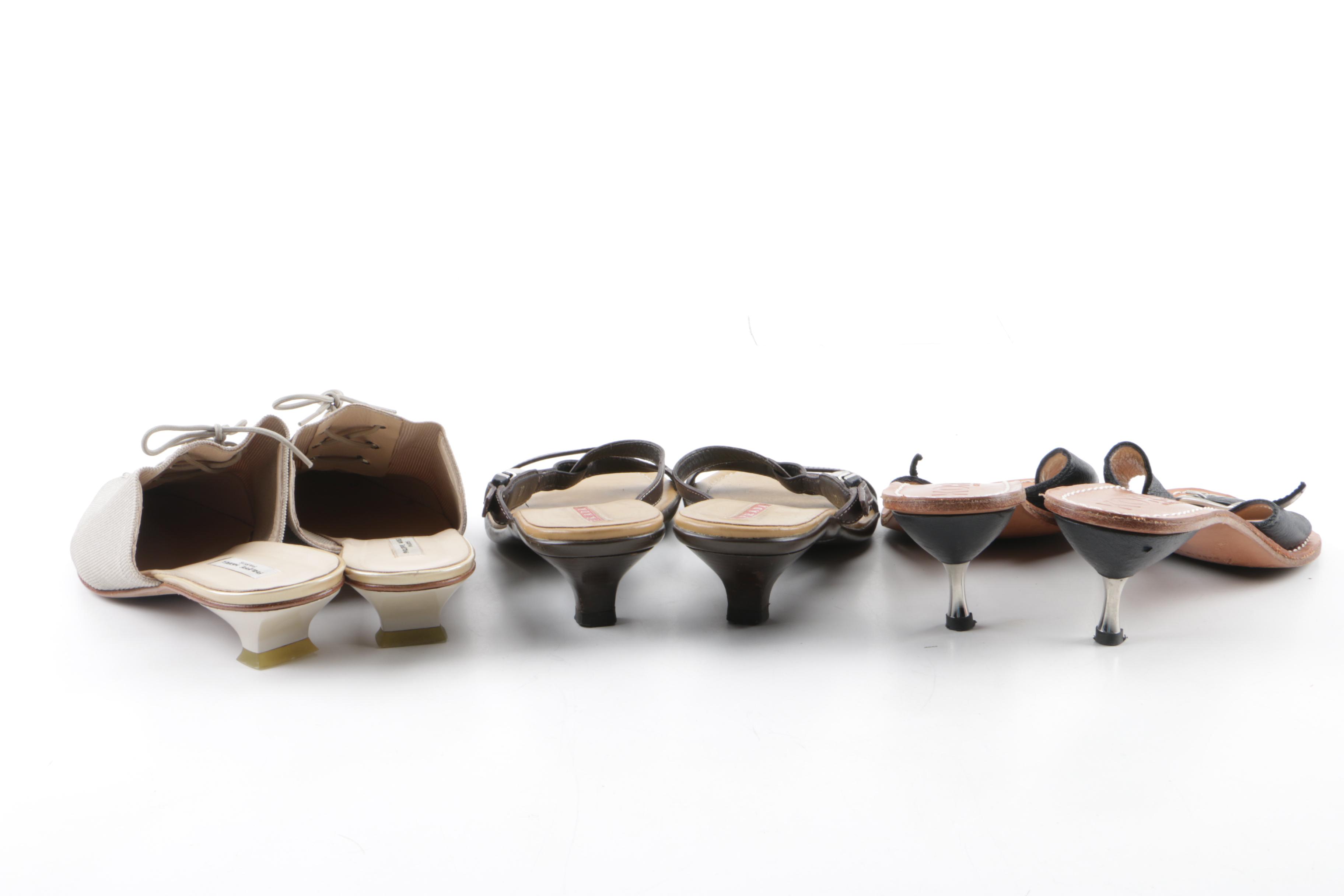 Prada, KORS Michael Kors Sandals and Philippe Model Mules