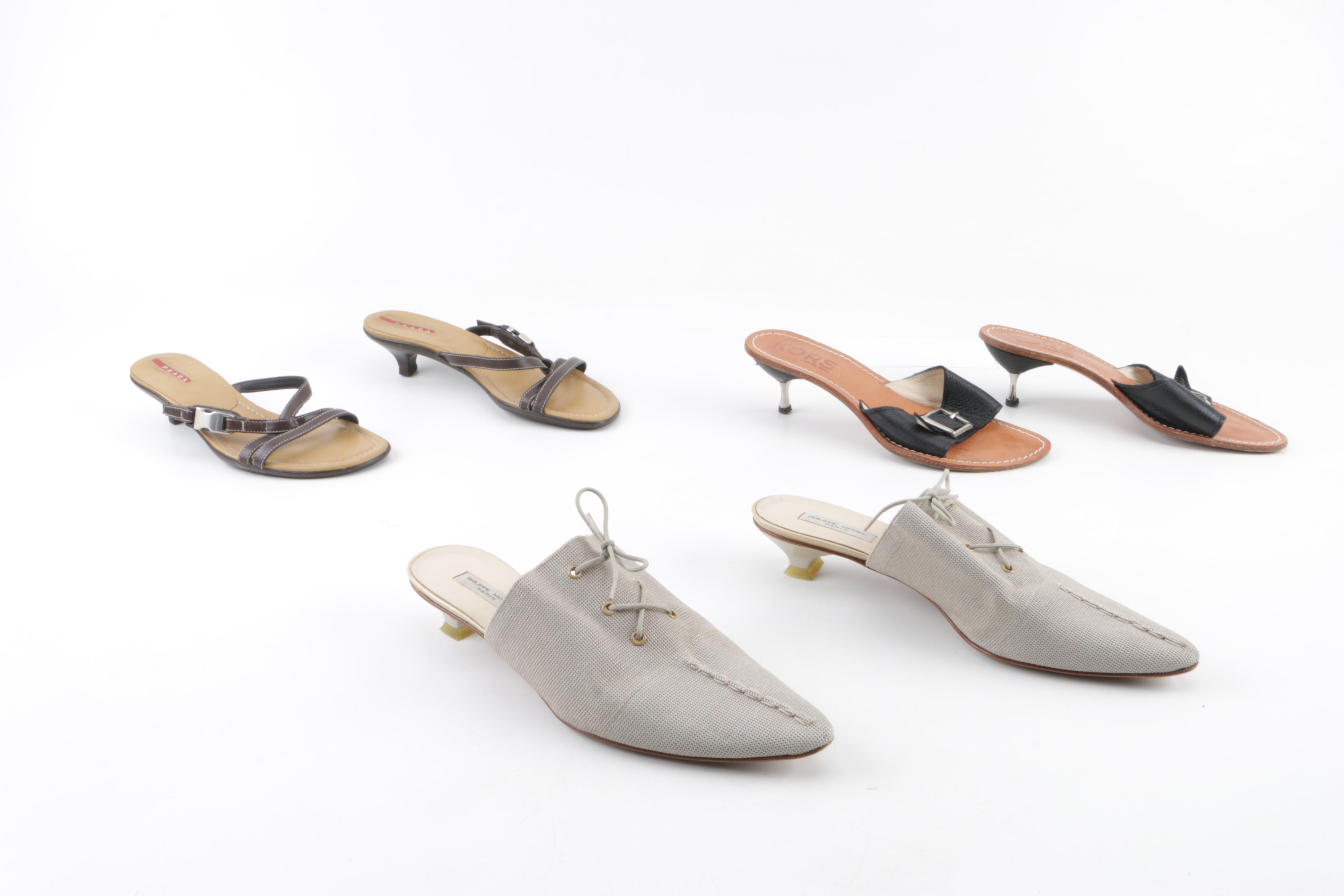 Prada, KORS Michael Kors Sandals and Philippe Model Mules