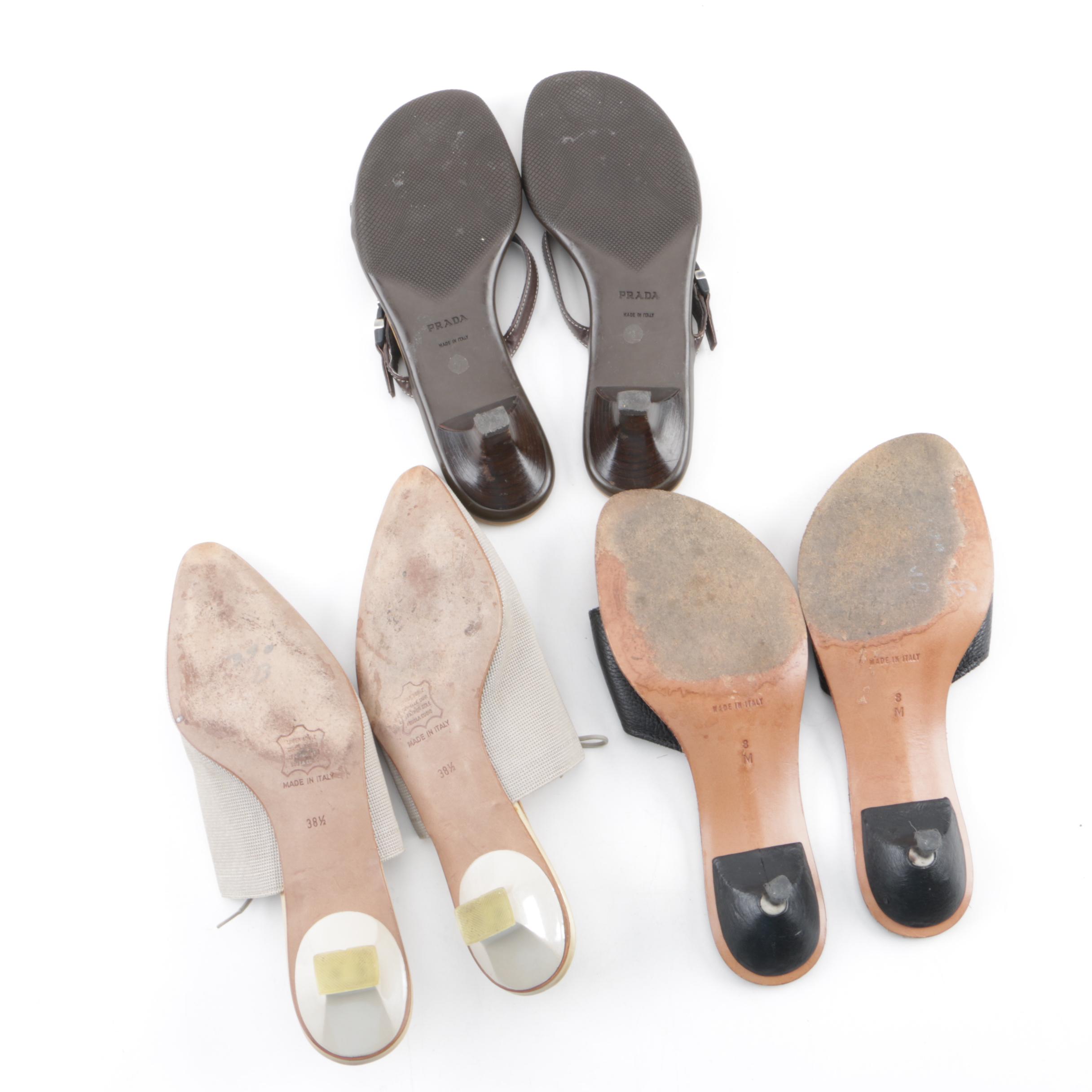 Prada, KORS Michael Kors Sandals and Philippe Model Mules