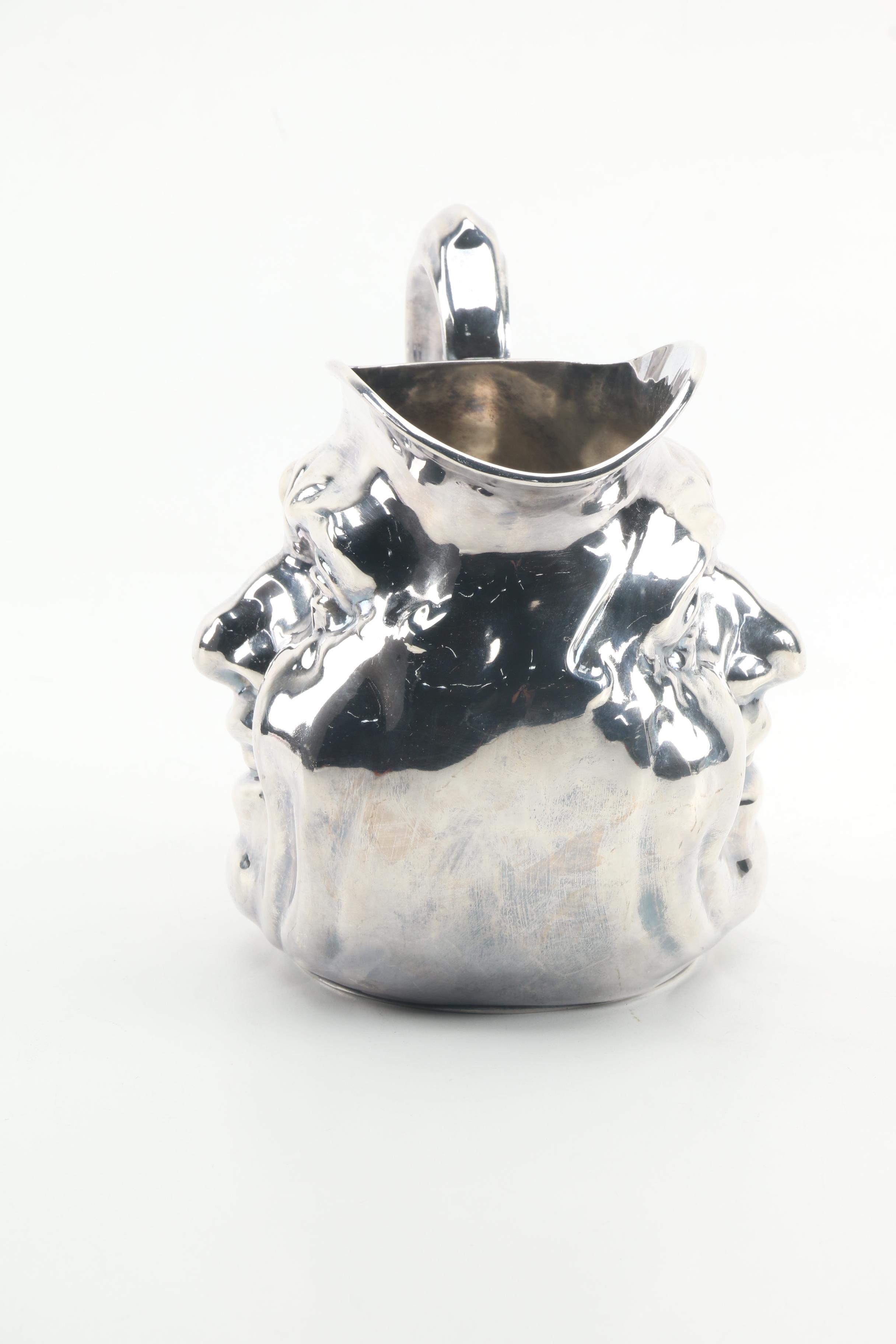 Vintage Reed & Barton "Sunny Jim" Silver Plate Figural Water Pitcher