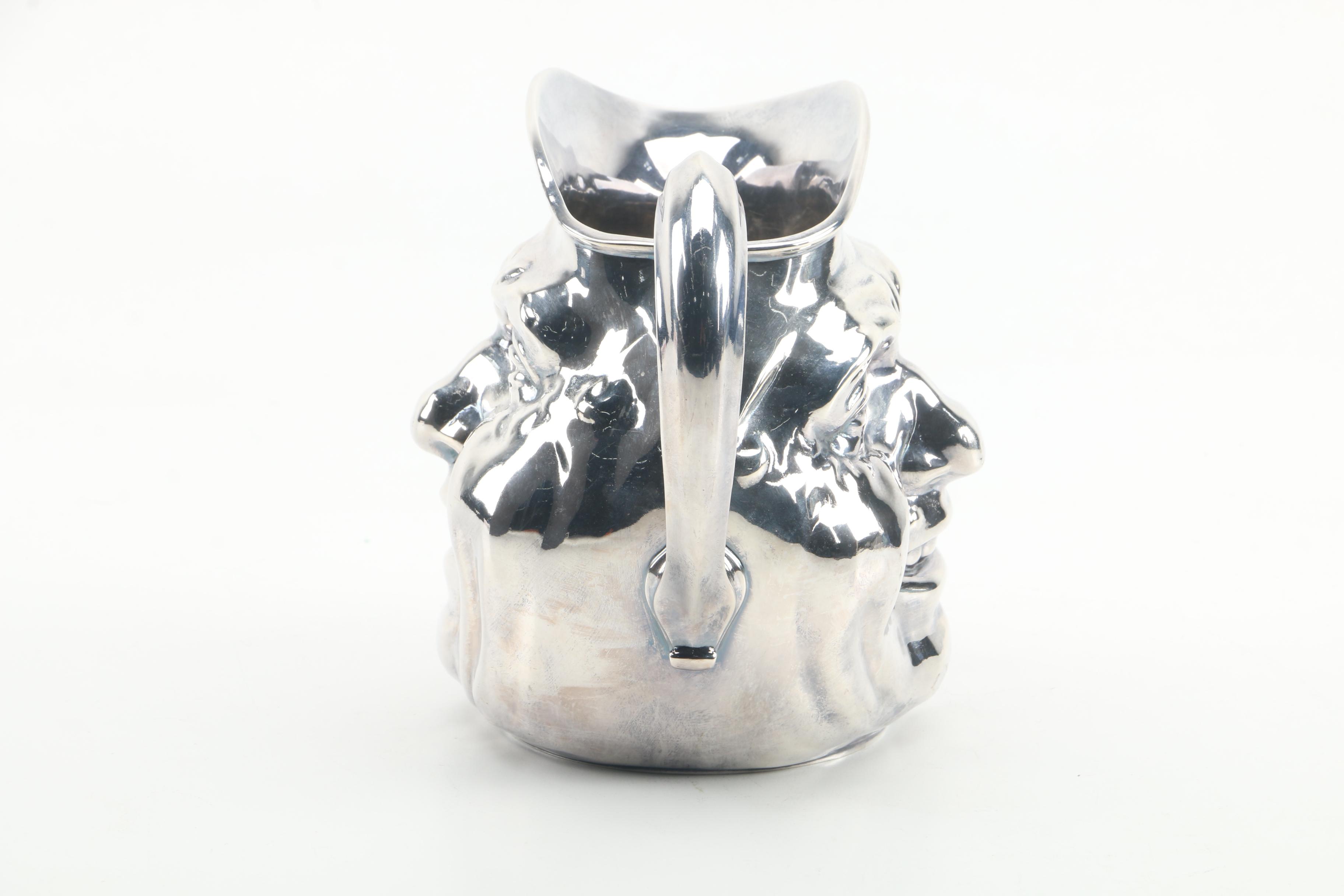 Vintage Reed & Barton "Sunny Jim" Silver Plate Figural Water Pitcher