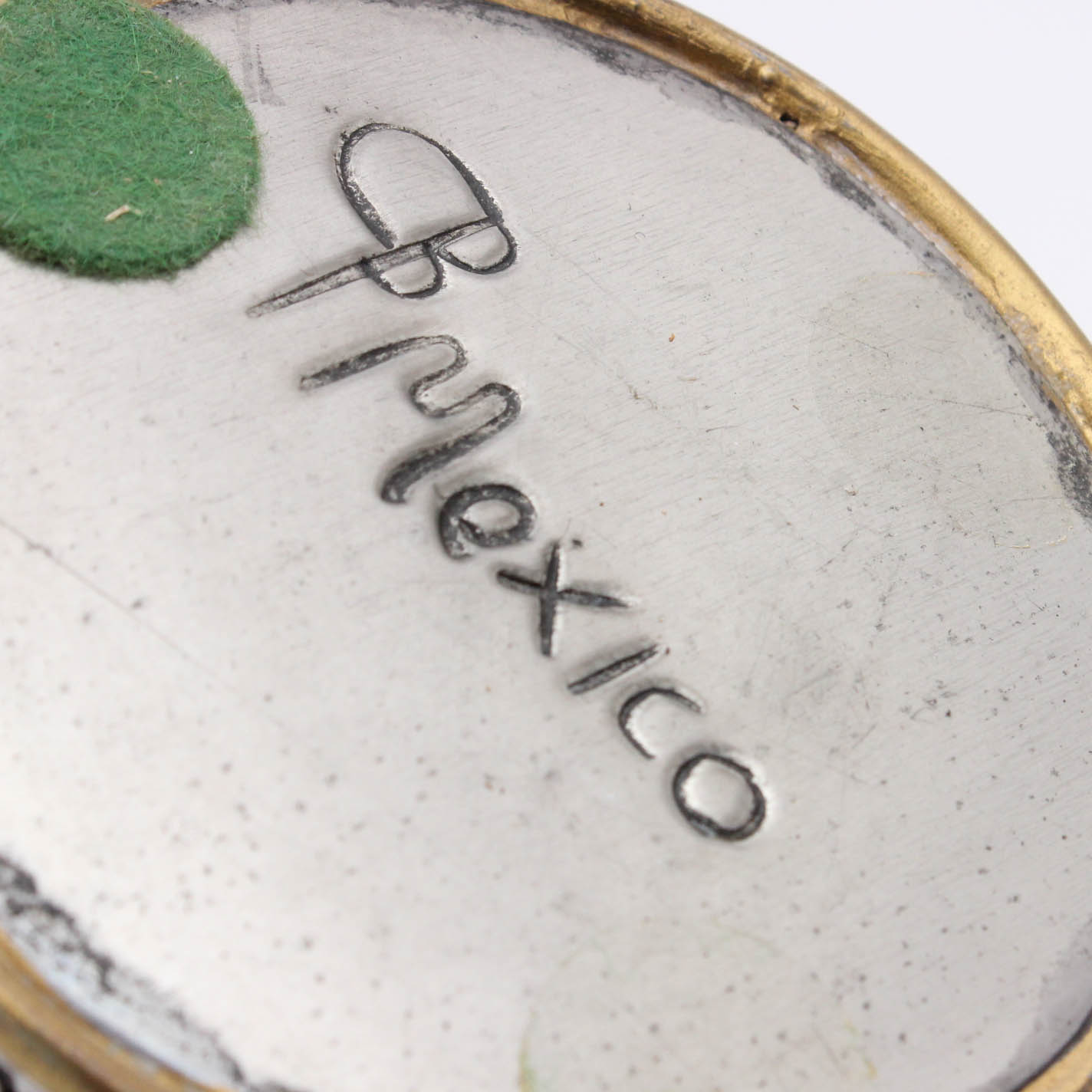 Gene Byron Mid Century Mexican Tin Folk Art Candlesticks