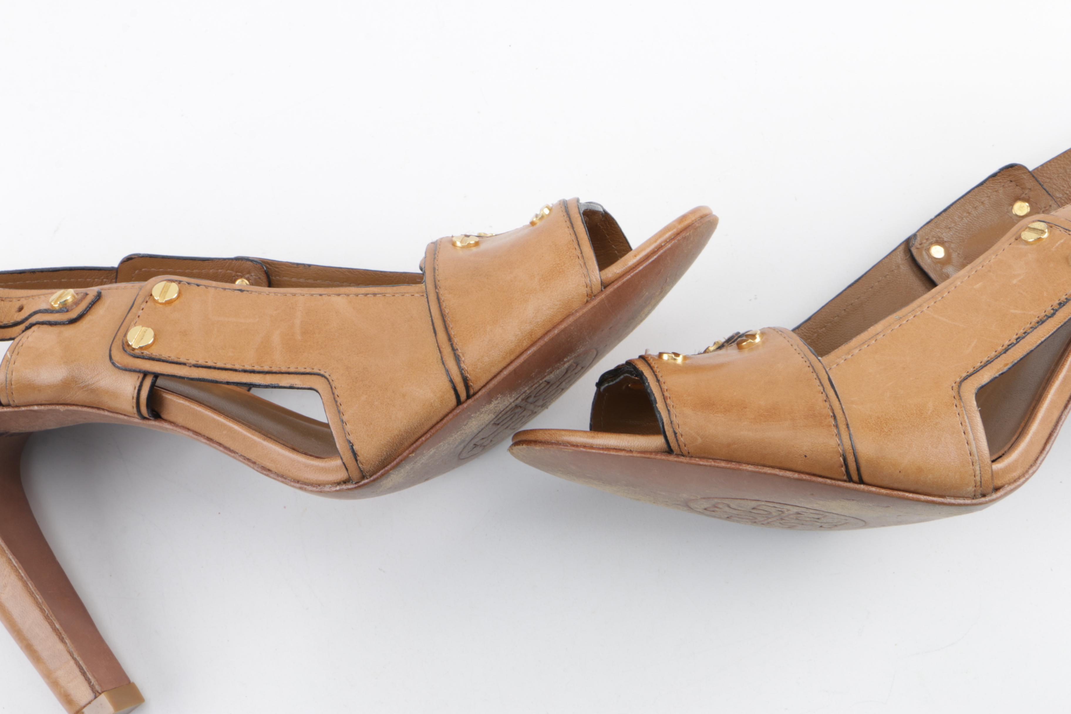 Prada Sandals, Tory Burch Sling Backs and Taryn Rose Slides