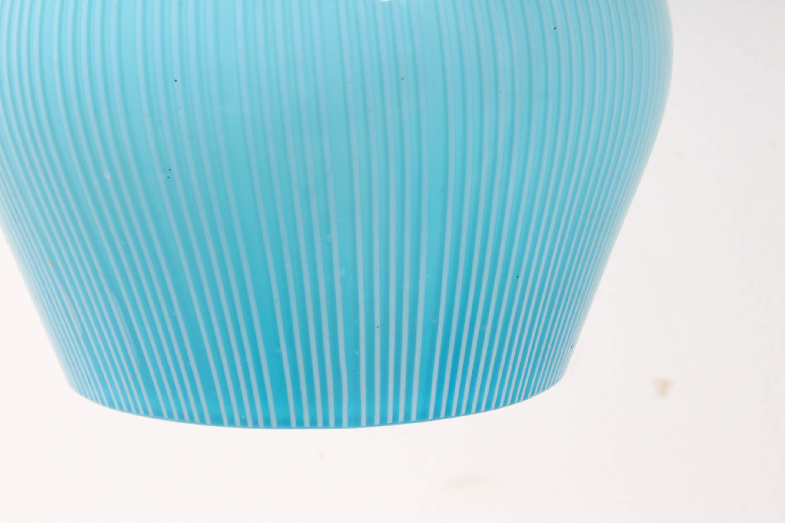 Mid Century Modern Art Glass Pendant Light