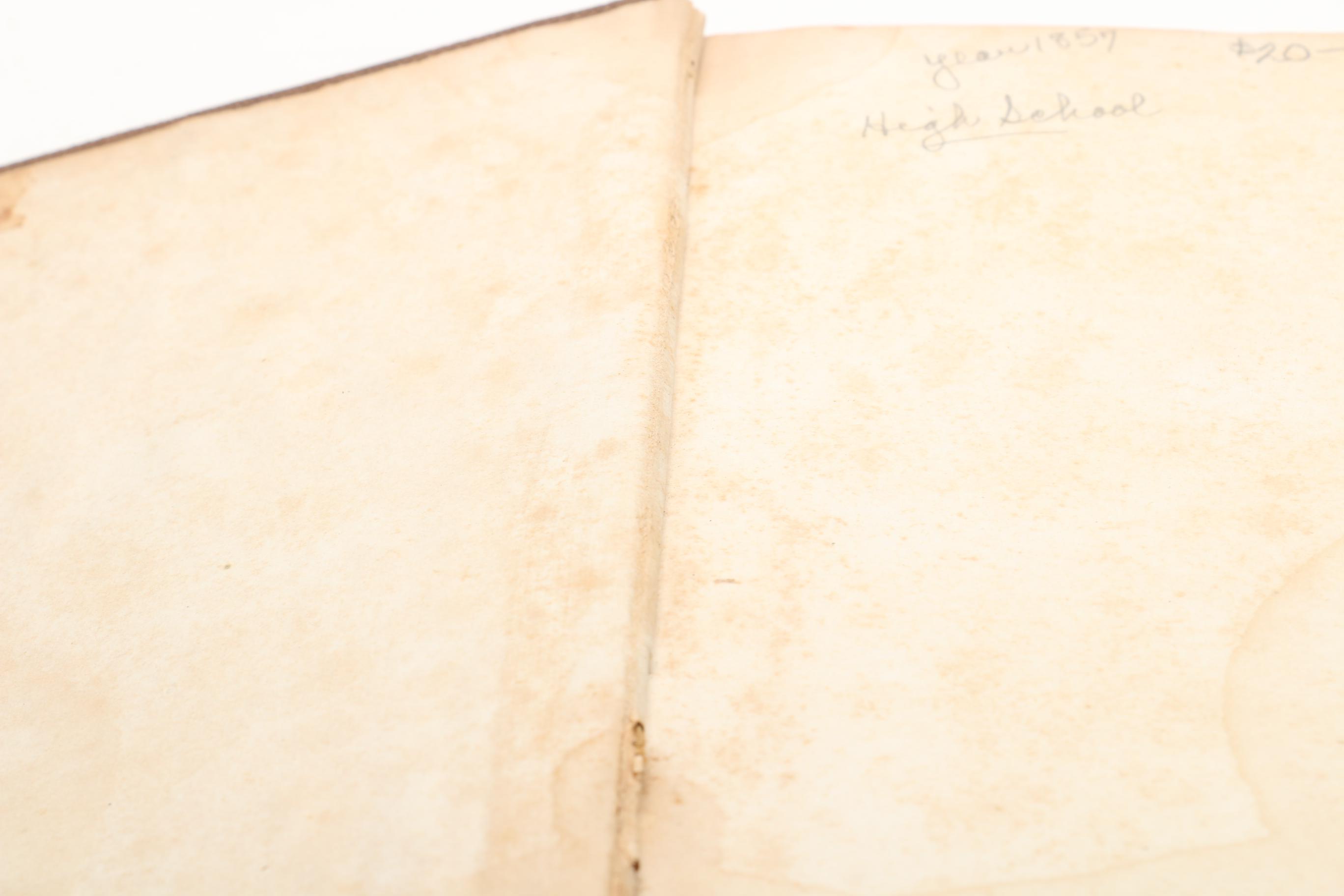 Pair of 1857 McGuffey School Readers