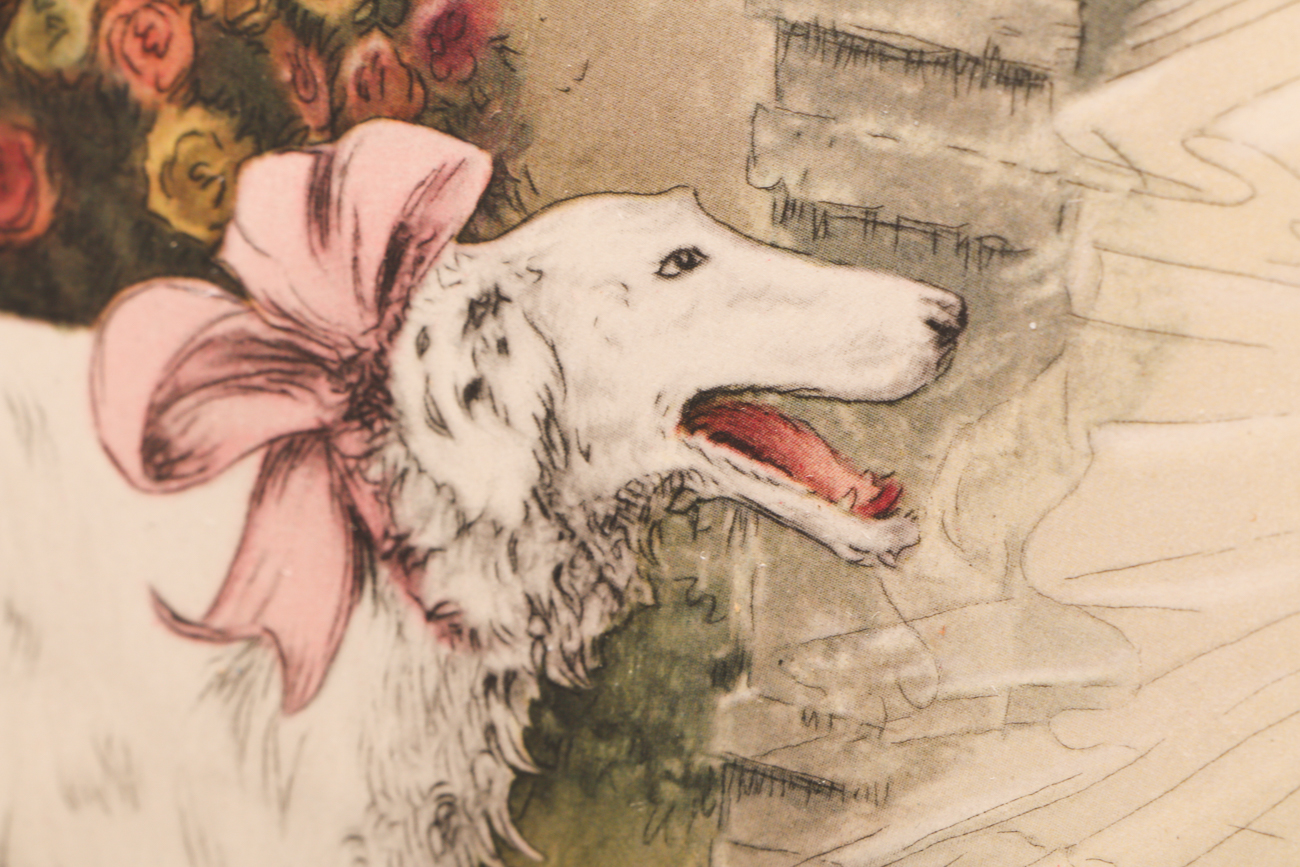 Courcelles Vintage Art Deco Style Print "In Repose"