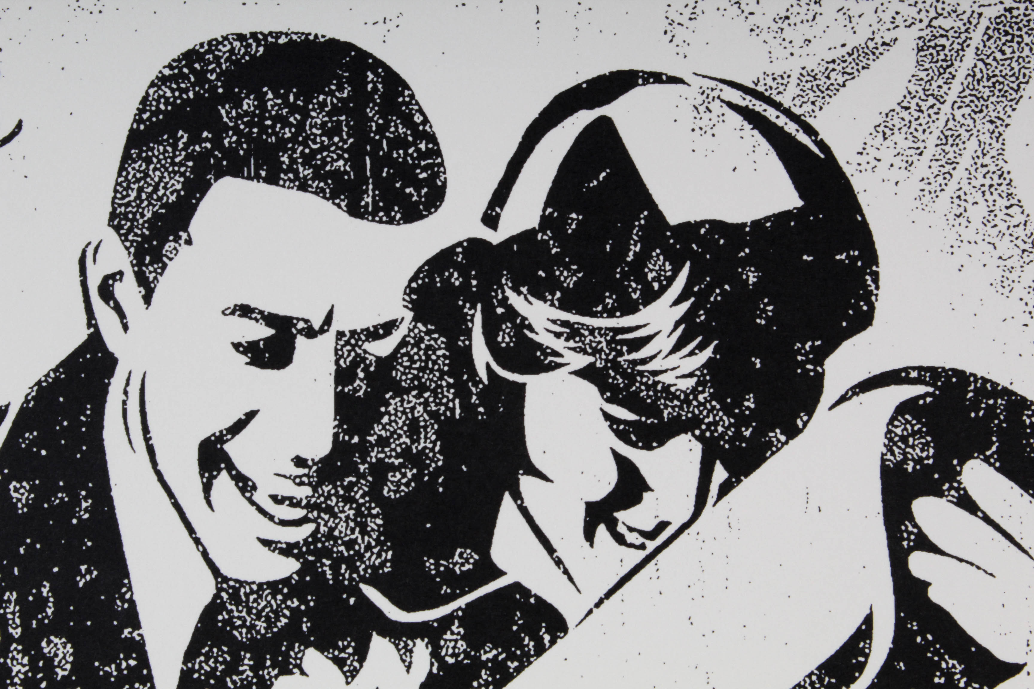 Shepard Fairey 2017 Offset Print "Damaged Stencil Series, Proud Parents"