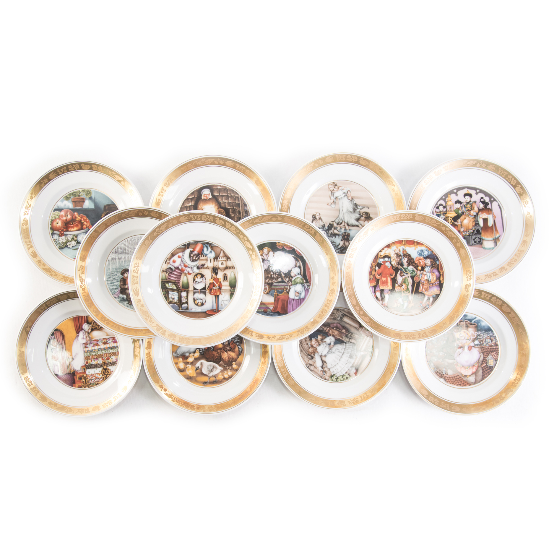 Vintage Royal Copenhagen "Hans Christian Anderson" Porcelain Collector Plates