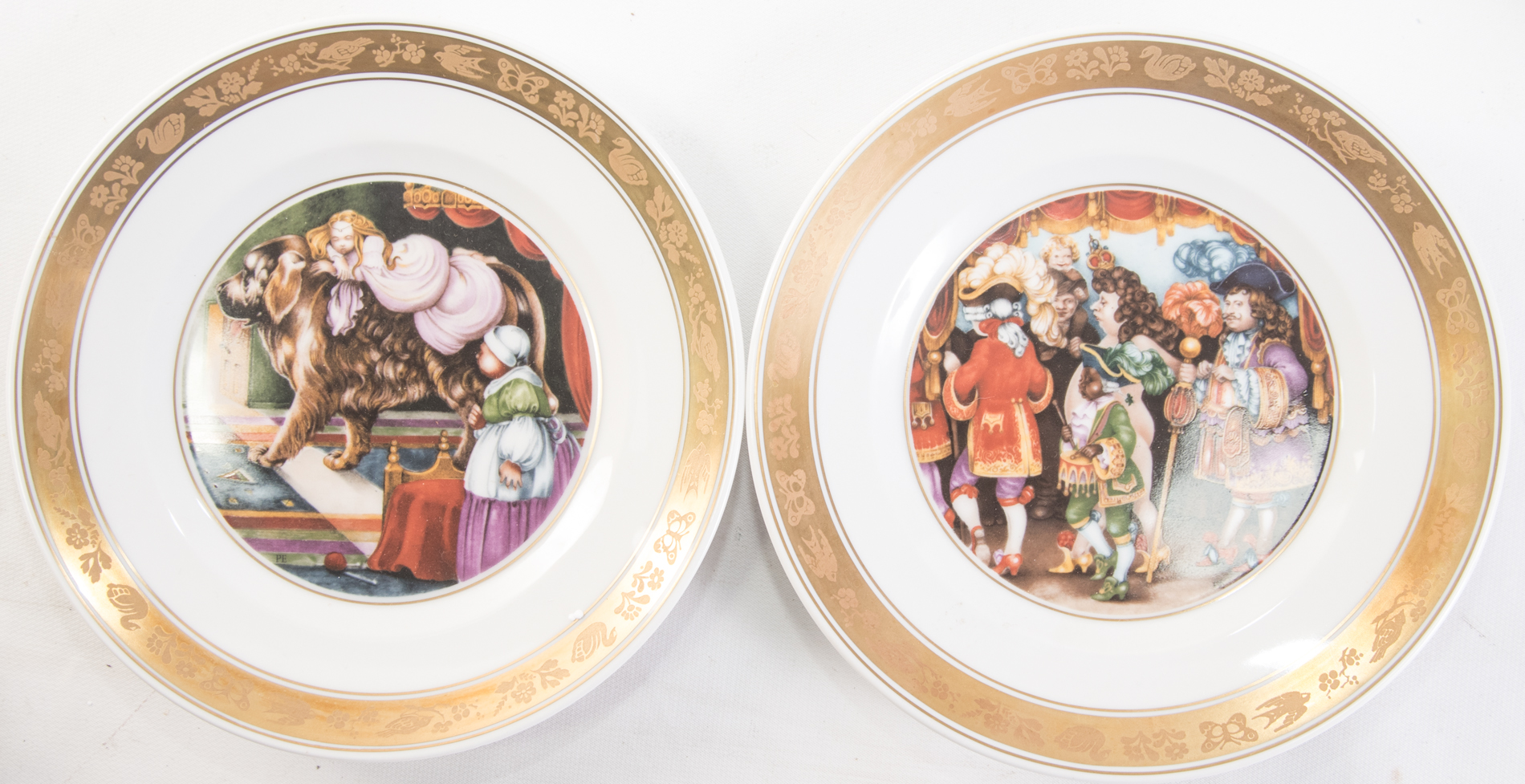 Vintage Royal Copenhagen "Hans Christian Anderson" Porcelain Collector Plates