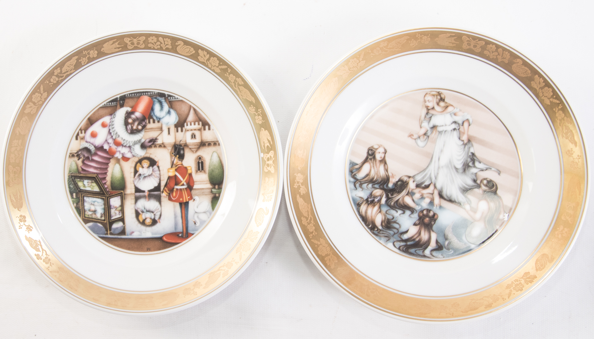 Vintage Royal Copenhagen "Hans Christian Anderson" Porcelain Collector Plates