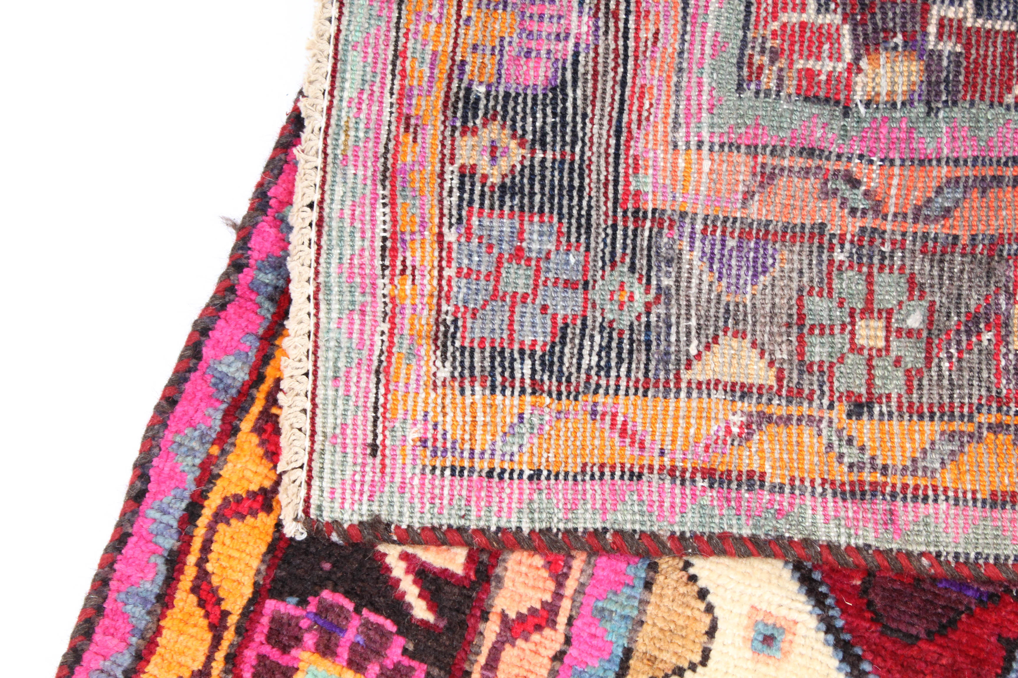 4'3 x 7'11 Vintage Hand-Knotted Persian Malayer Sarouk Area Rug