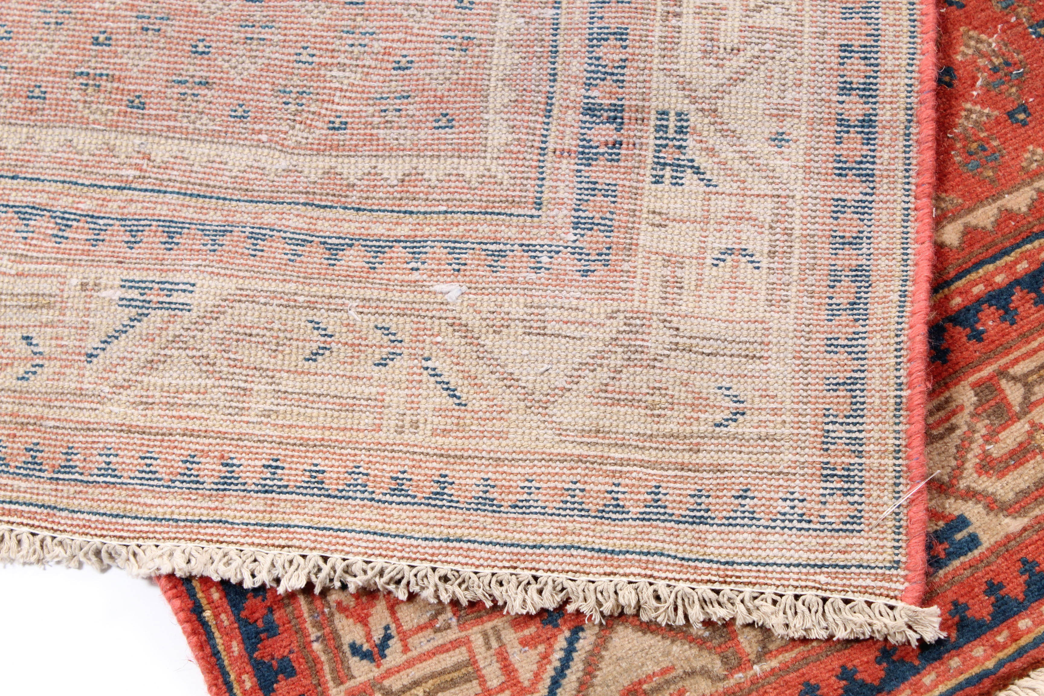 3.5' x 10.2' Hand-Knotted Persian Everu Wool Carpet Runner