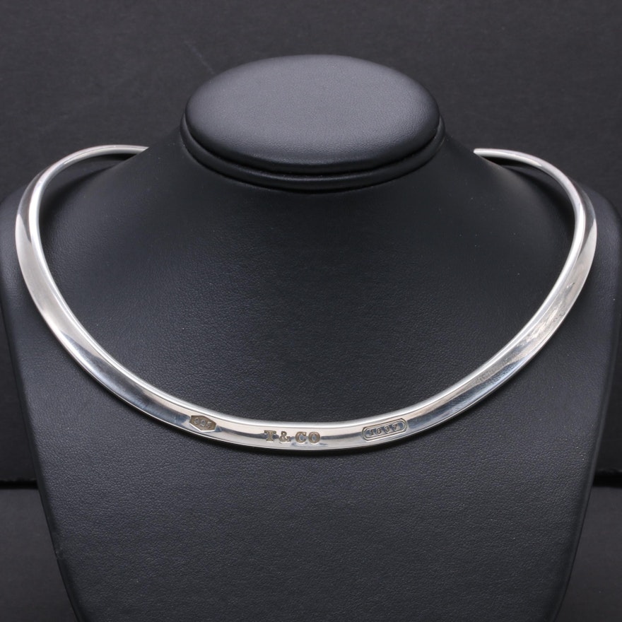 Tiffany & Co. "1837 Collection" Sterling Silver Collar Necklace