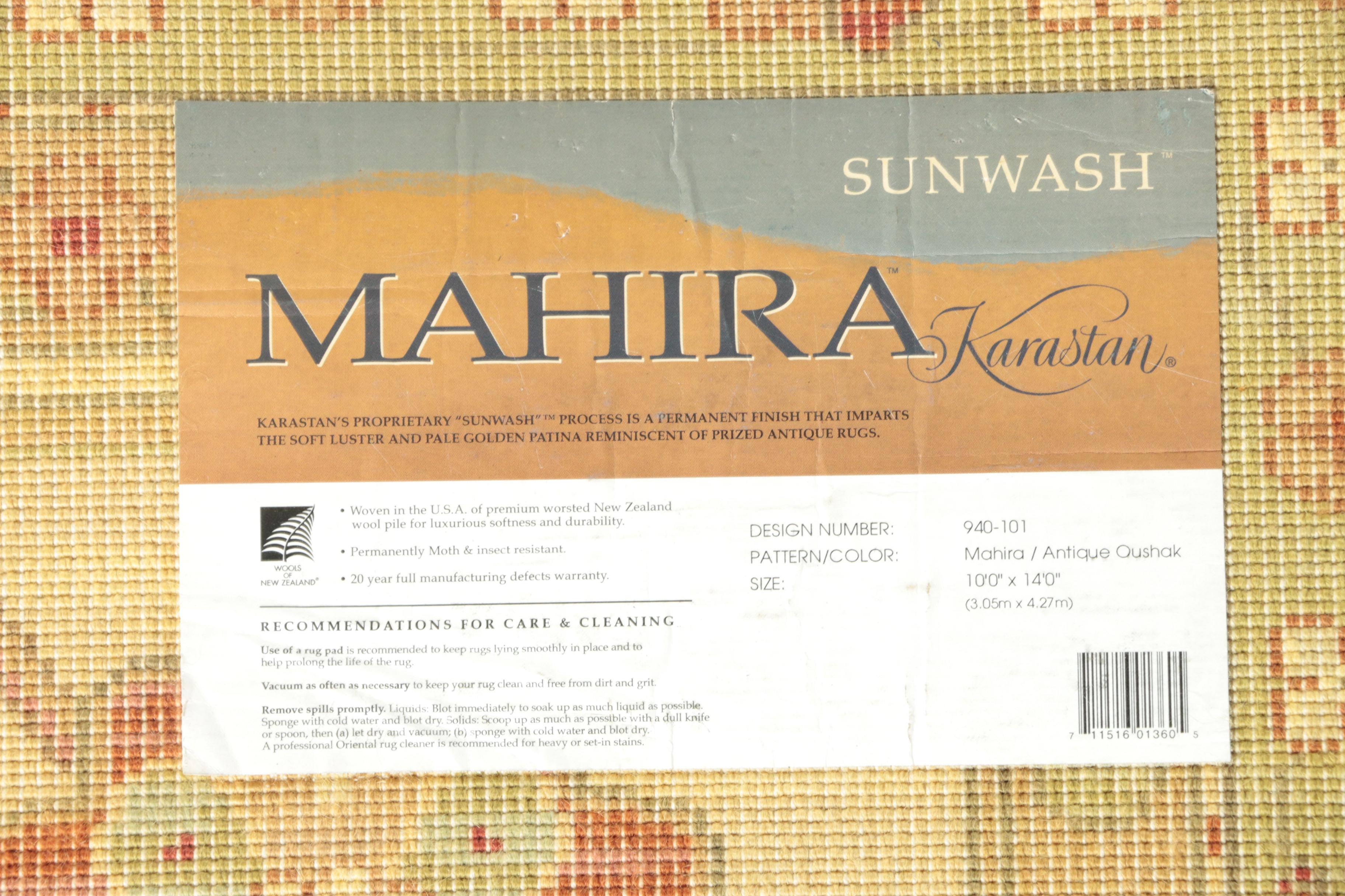 Power-Loomed Karastan "Mahira" Wool Area Rug