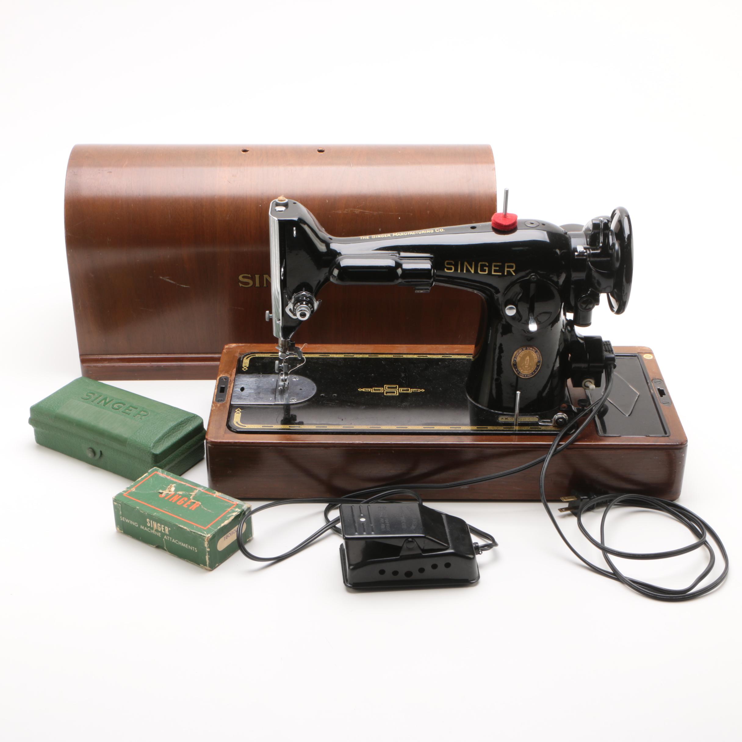 1951 Centennial Singer Sewing Machine 201