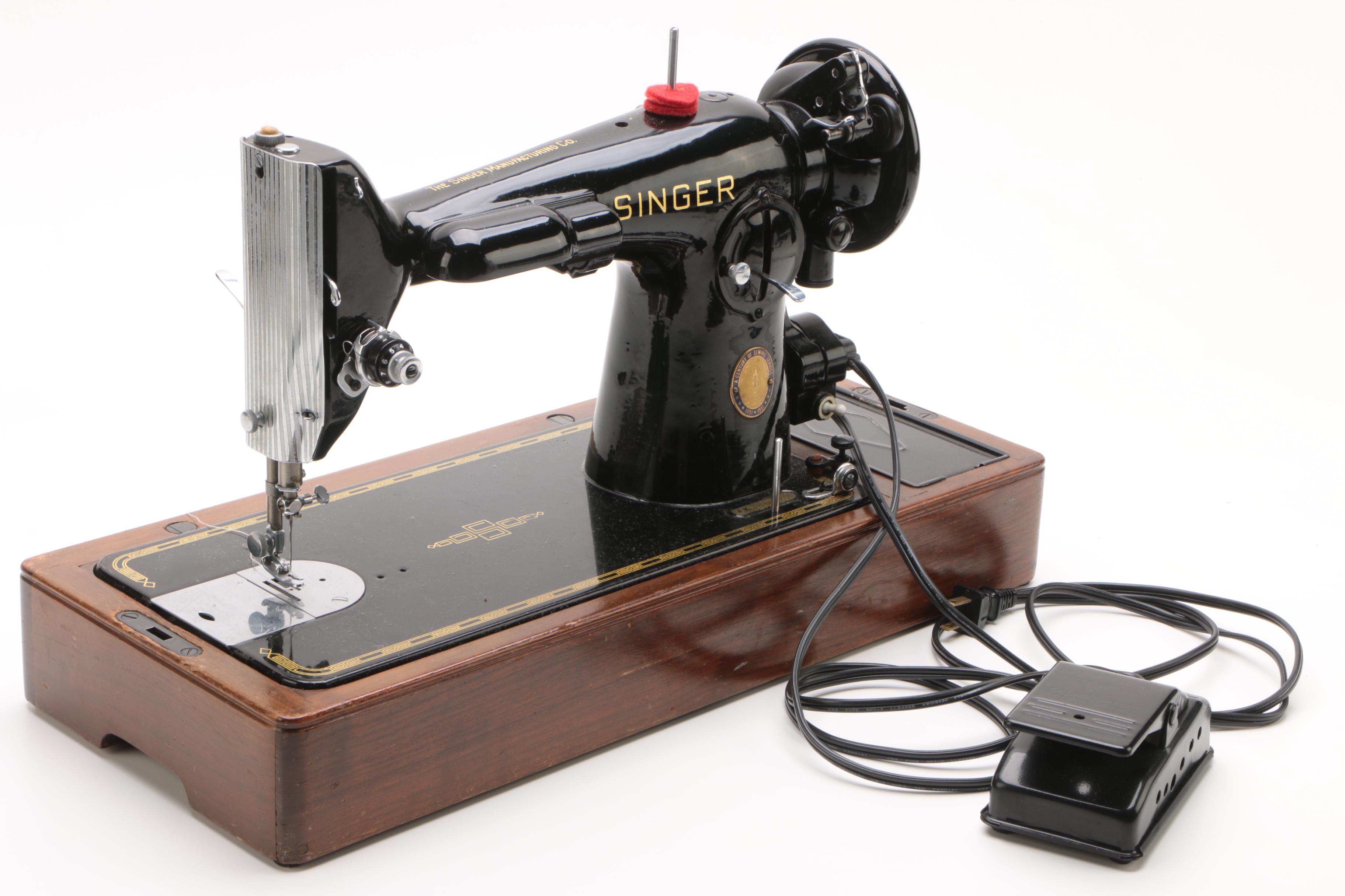 1951 Centennial Singer Sewing Machine 201