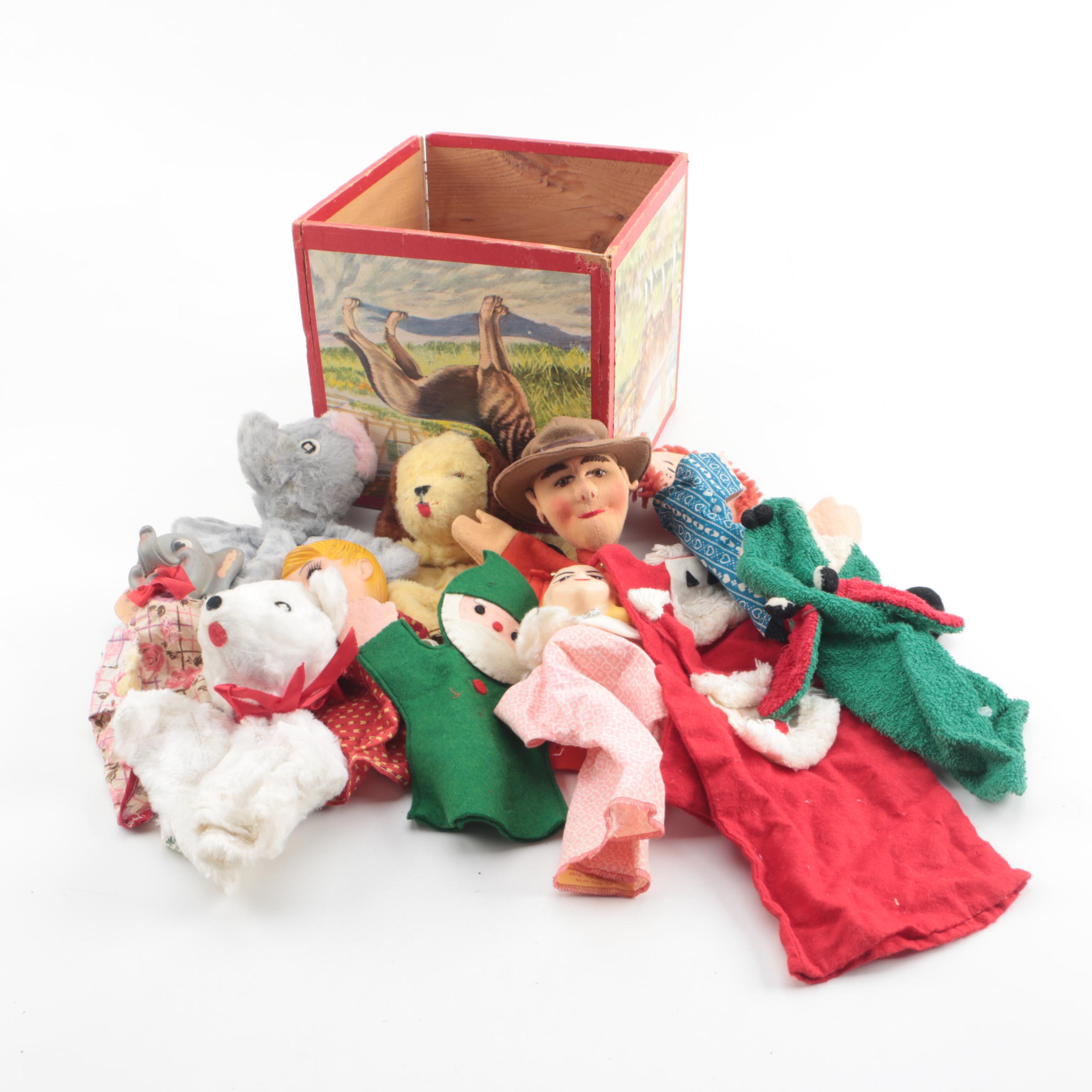 1950s Hand Puppets Including Knickerbocker and Mary Meyer