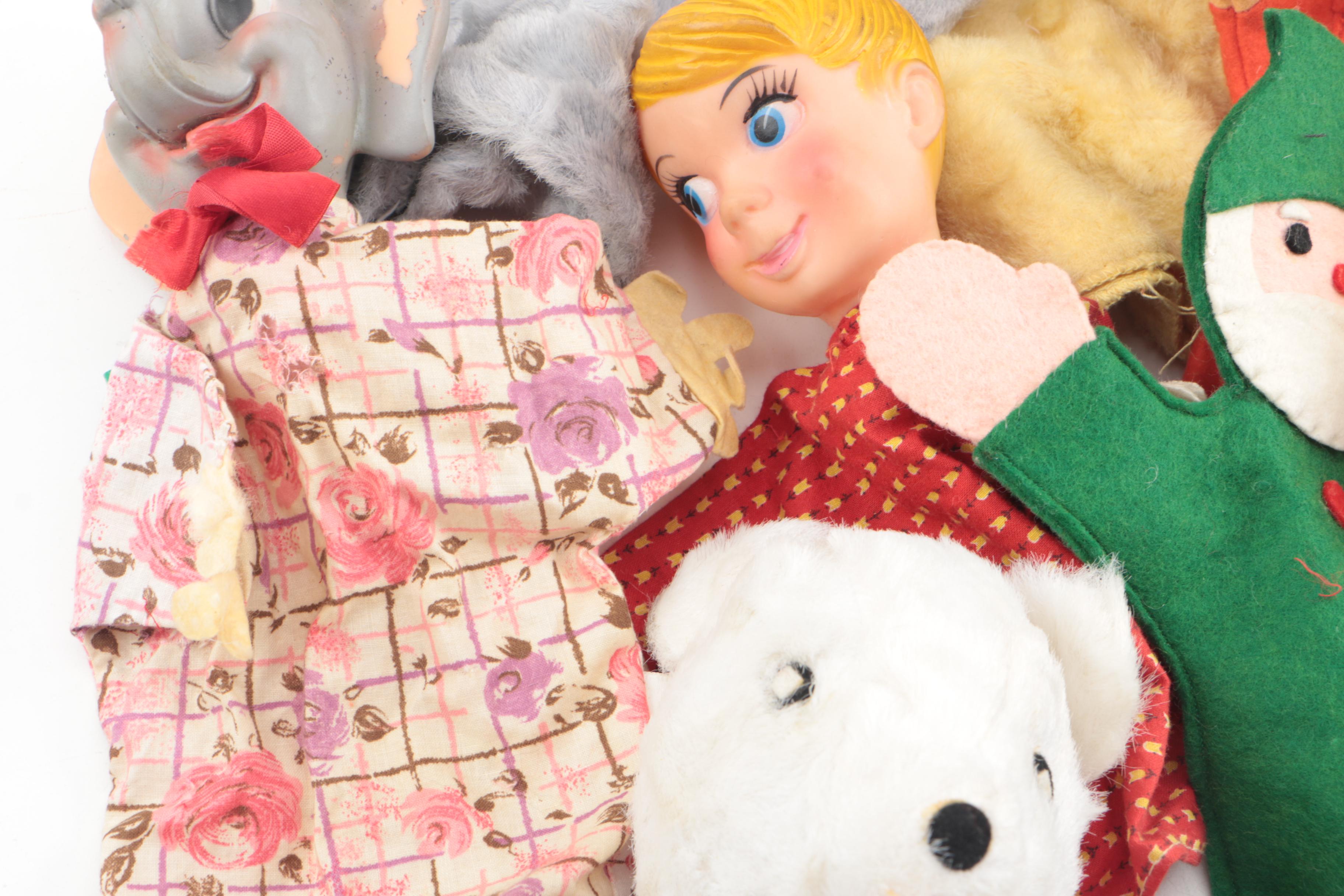 1950s Hand Puppets Including Knickerbocker and Mary Meyer