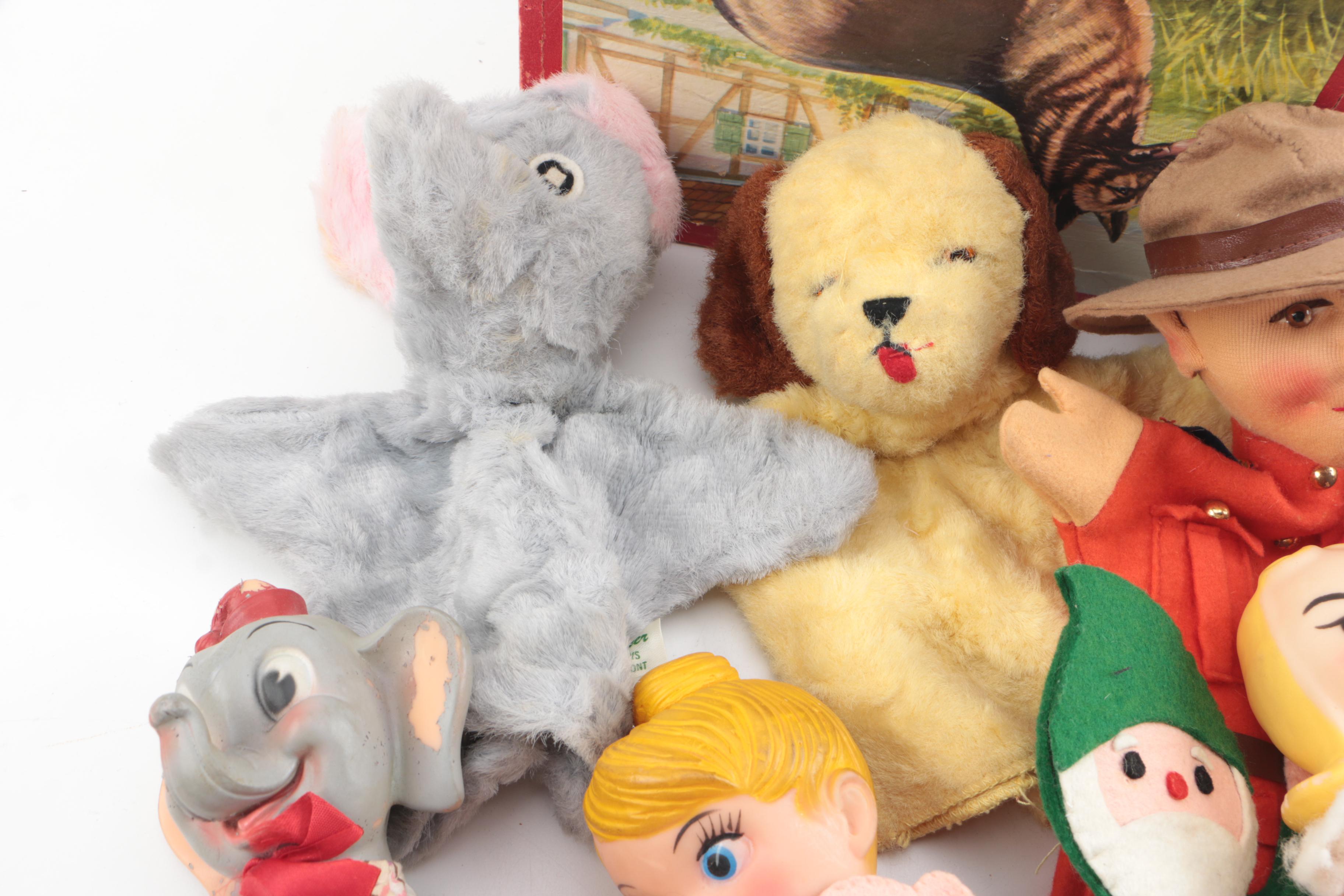 1950s Hand Puppets Including Knickerbocker and Mary Meyer