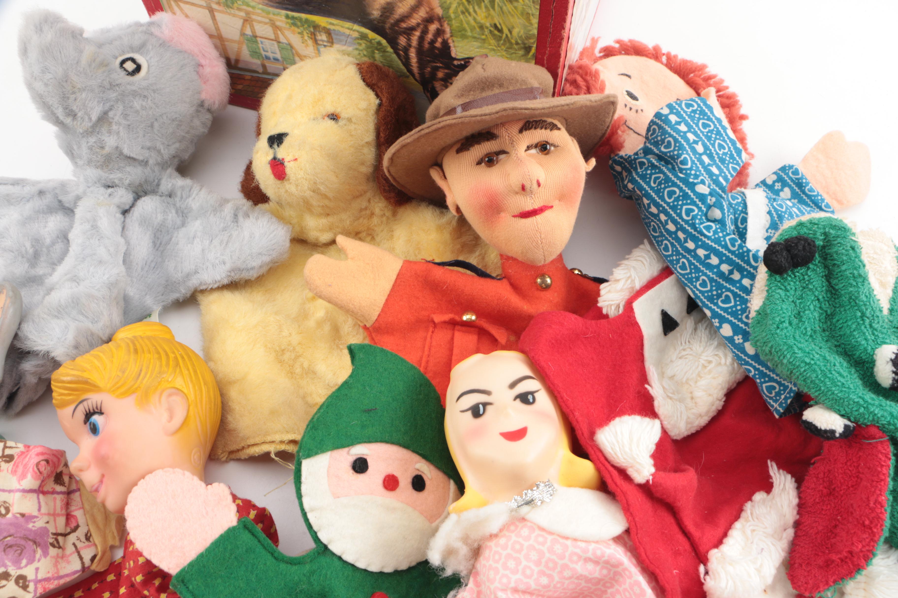 1950s Hand Puppets Including Knickerbocker and Mary Meyer
