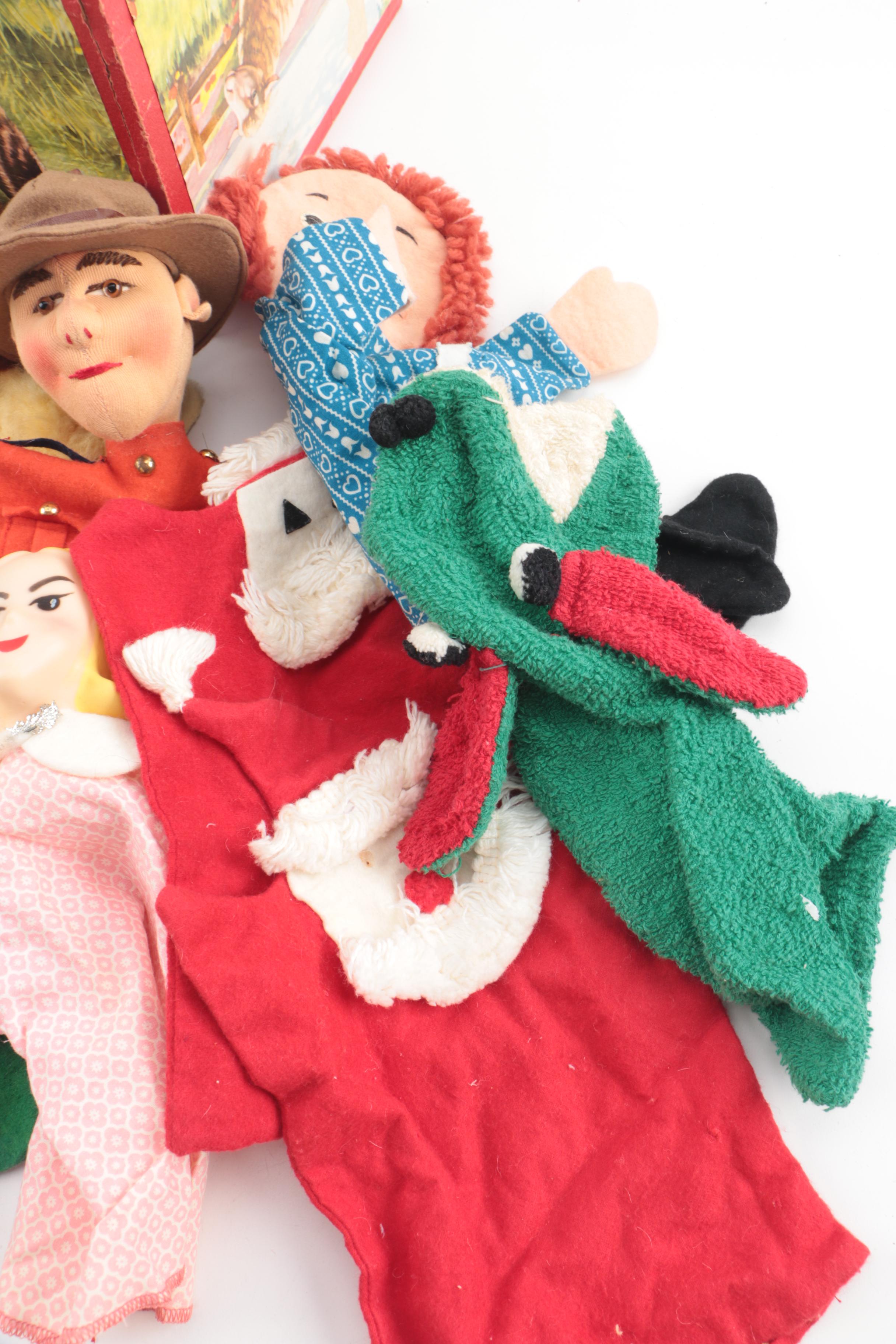 1950s Hand Puppets Including Knickerbocker and Mary Meyer
