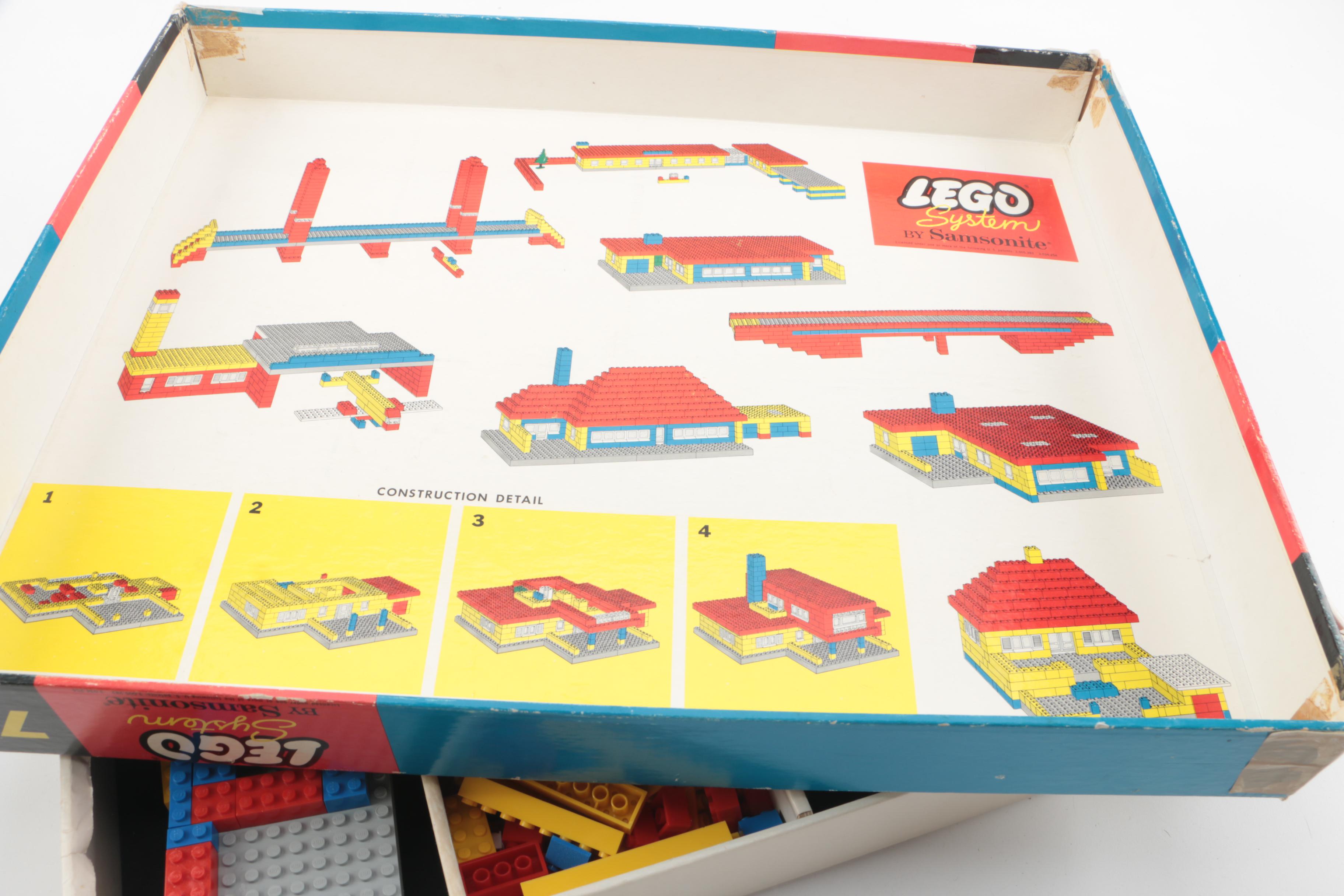 Vintage LEGO System by Samsonite Junior Constructor Set