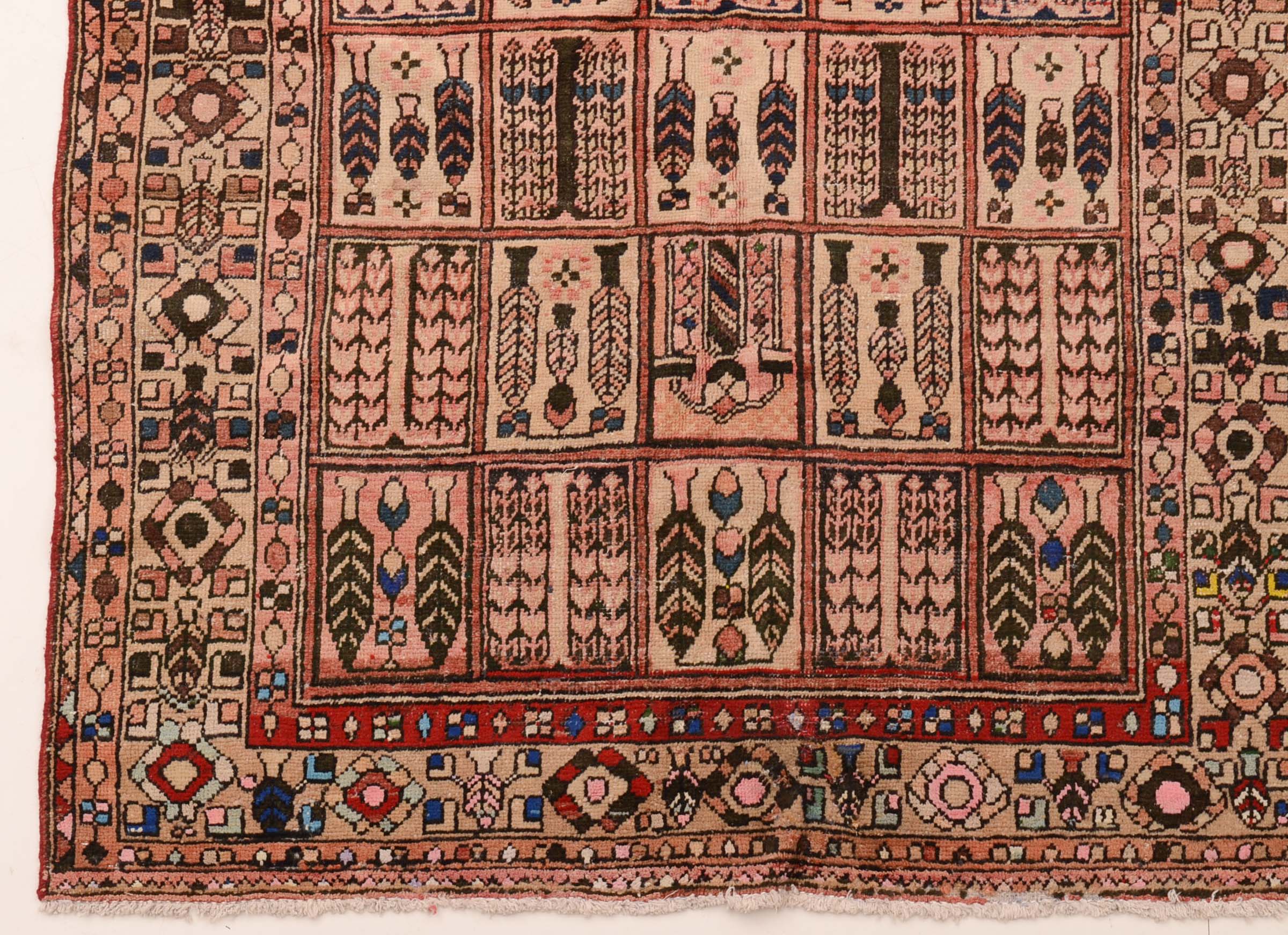 Hand-Knotted Bahktiari "Garden Panel" Area Rug