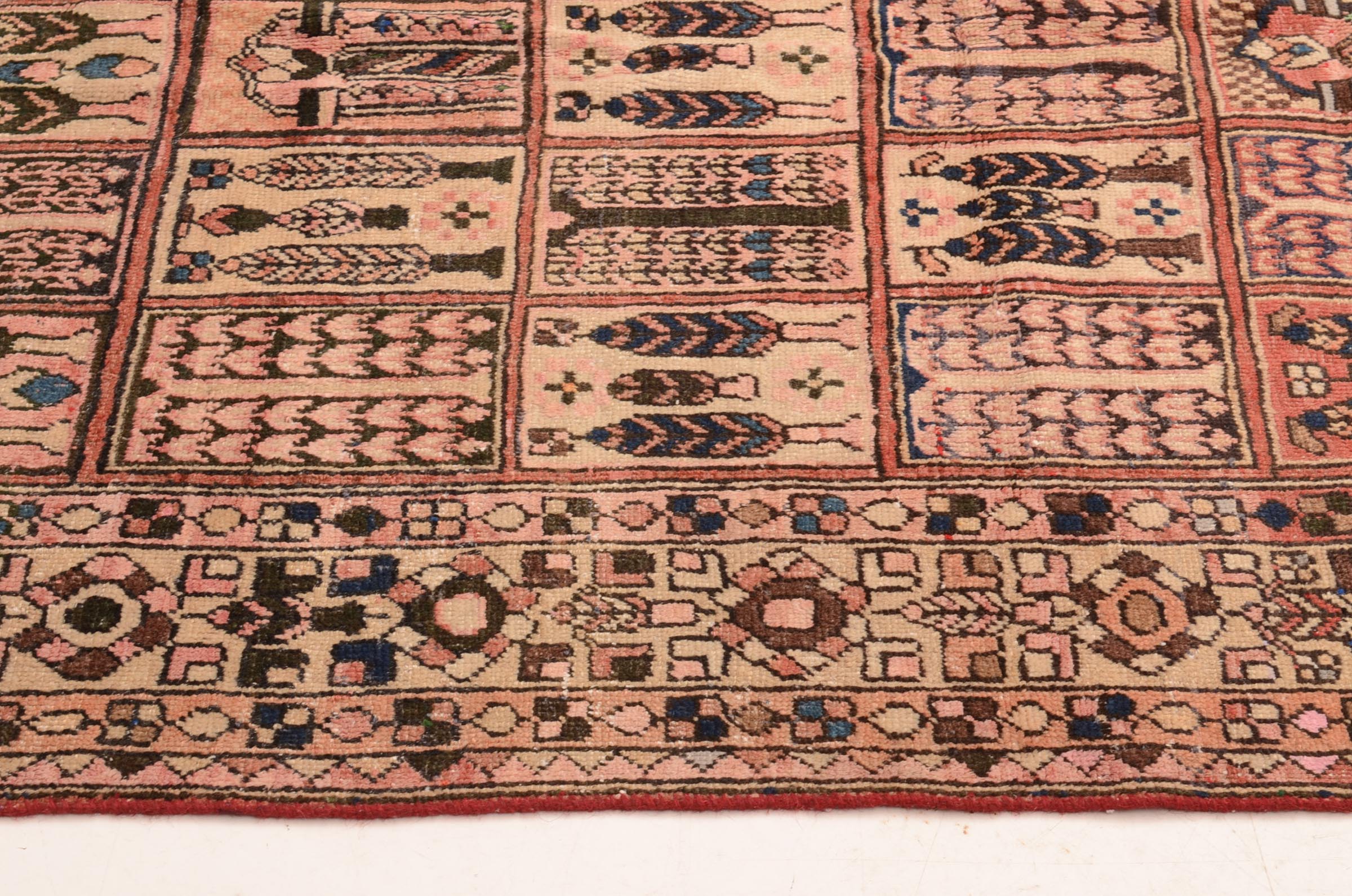 Hand-Knotted Bahktiari "Garden Panel" Area Rug