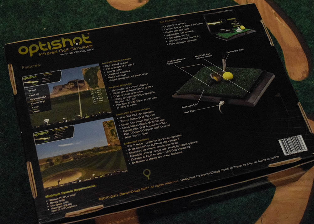 OptiShot Golf Simulator Studio and Golf Cage