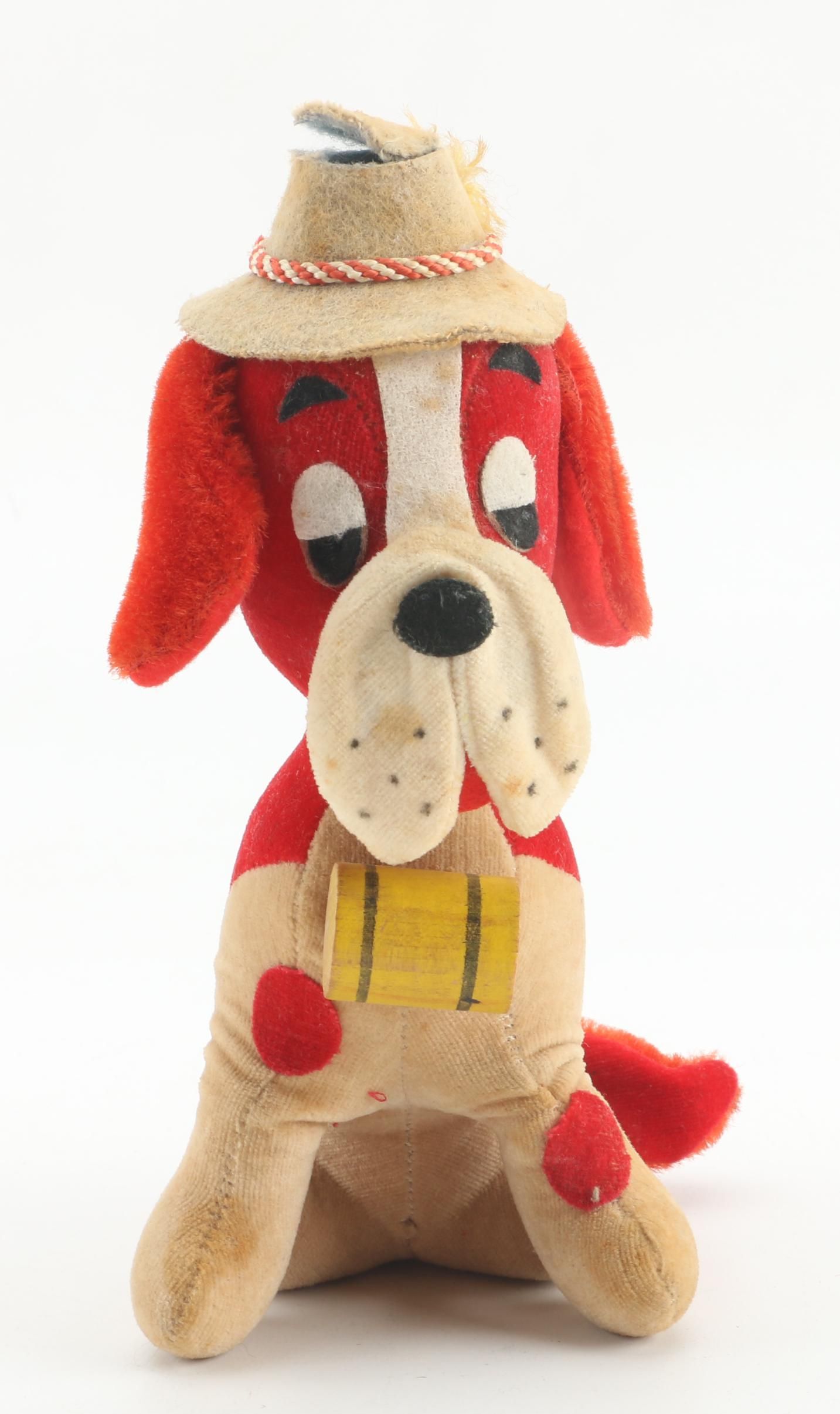 Vintage Cragstan Musical Poodle, M Toys Monkey and Dream Pets Rescue Dog