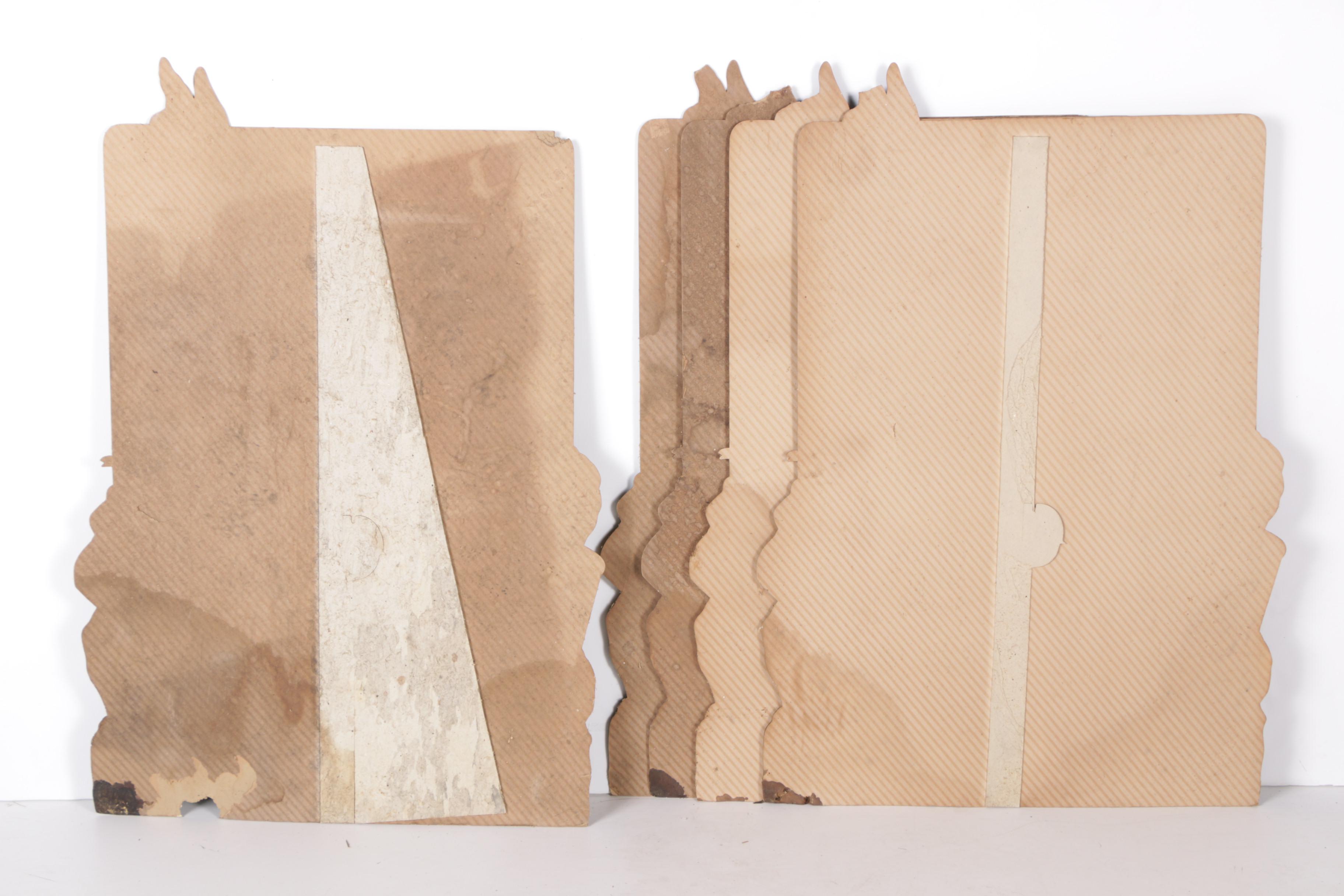 Vintage Ken-L-Ration Dog Food Advertisement Signs Featuring Rin-Tin-Tin Jr.