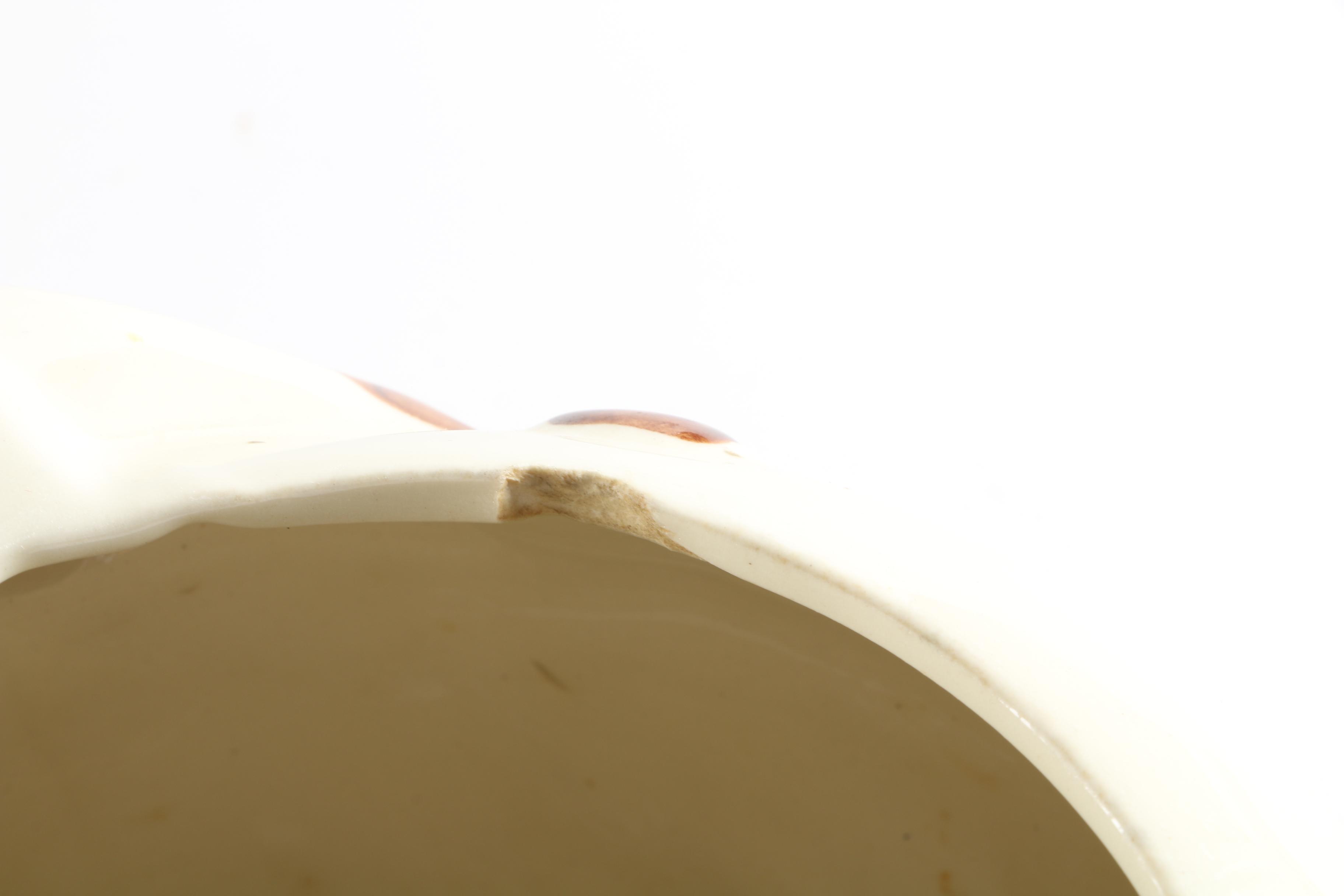 Shawnee Shamrock Smiley Pig Cookie Jar with Shawnee Salt and Pepper Shakers