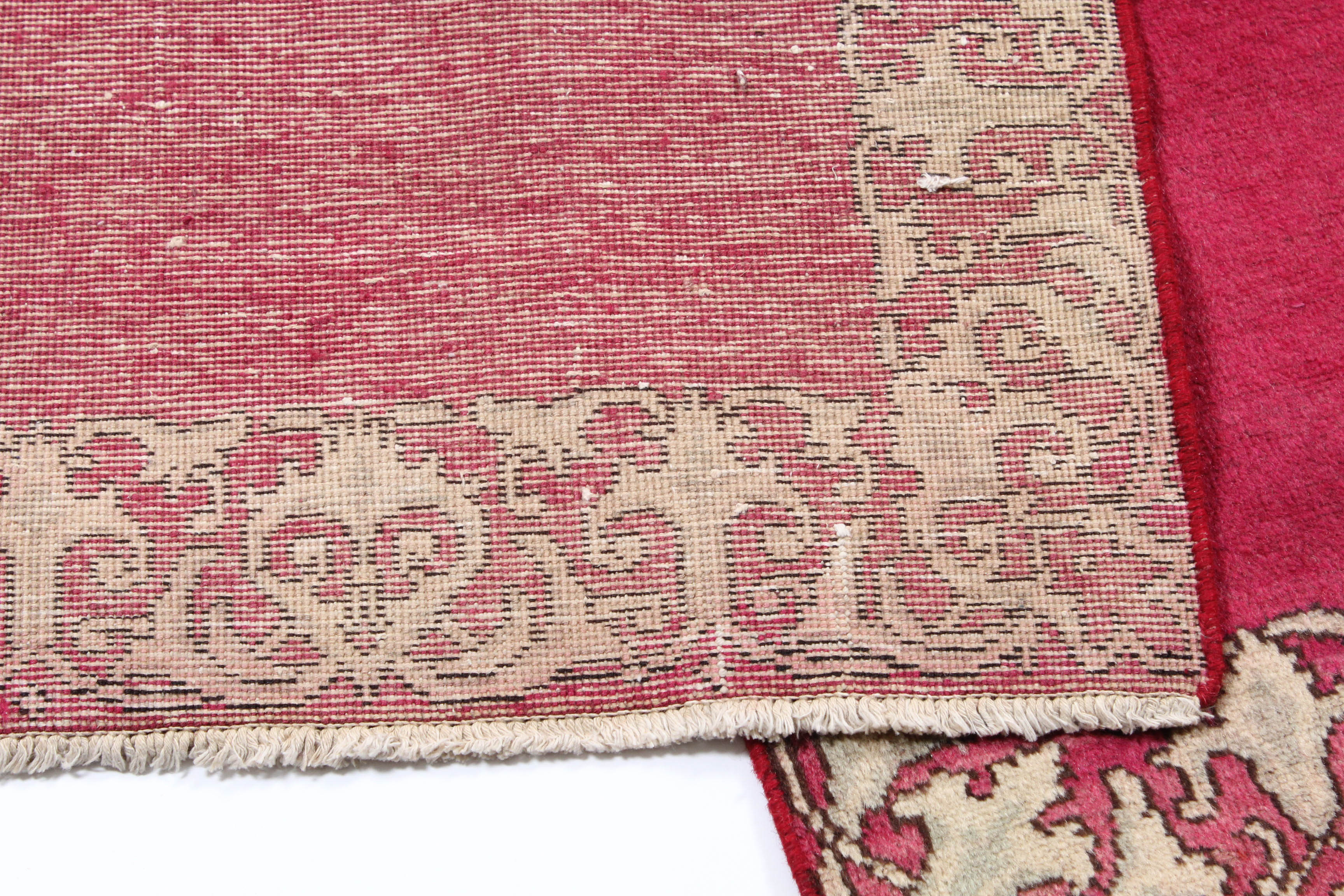 2.5' x 15.6' Vintage Hand-Knotted Indo-Persian Wool Carpet Runner