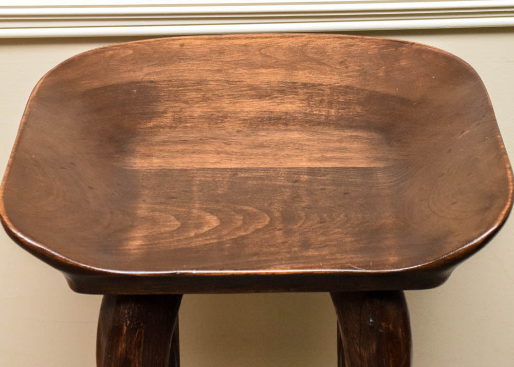 Jean of Topanga Mid Century Modern Wood Barstools