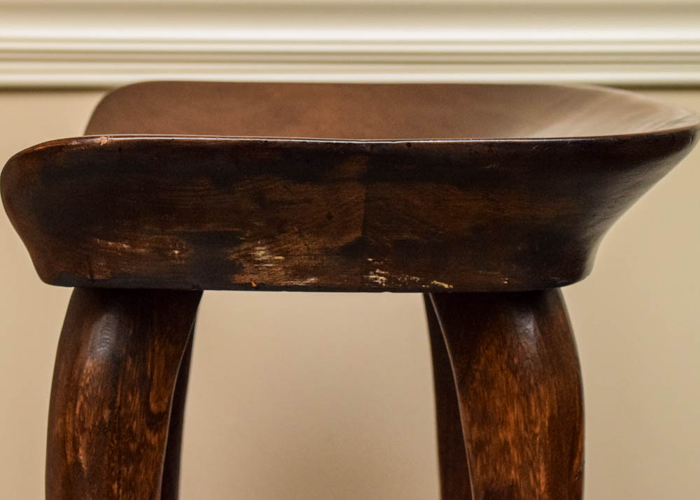 Jean of Topanga Mid Century Modern Wood Barstools