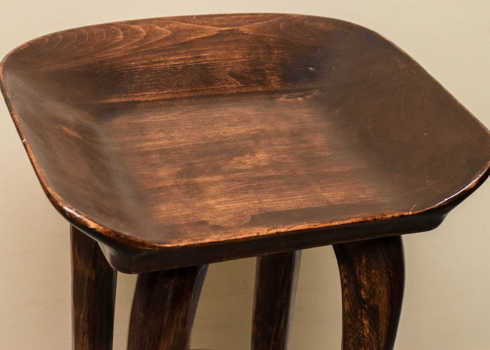 Jean of Topanga Mid Century Modern Wood Barstools