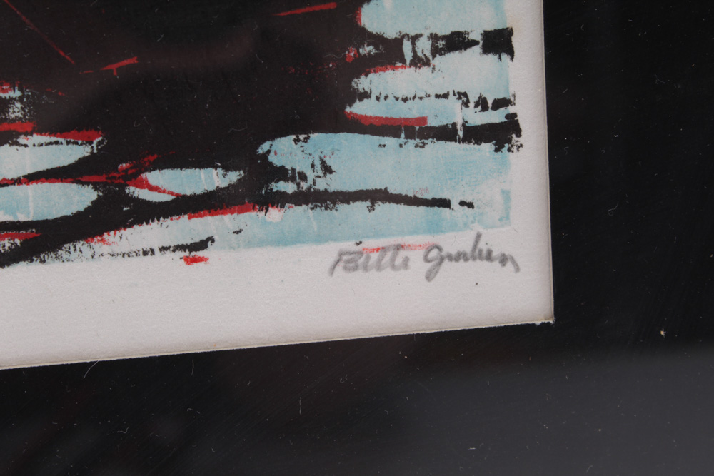 Bette Graham Signed Woodblock Print