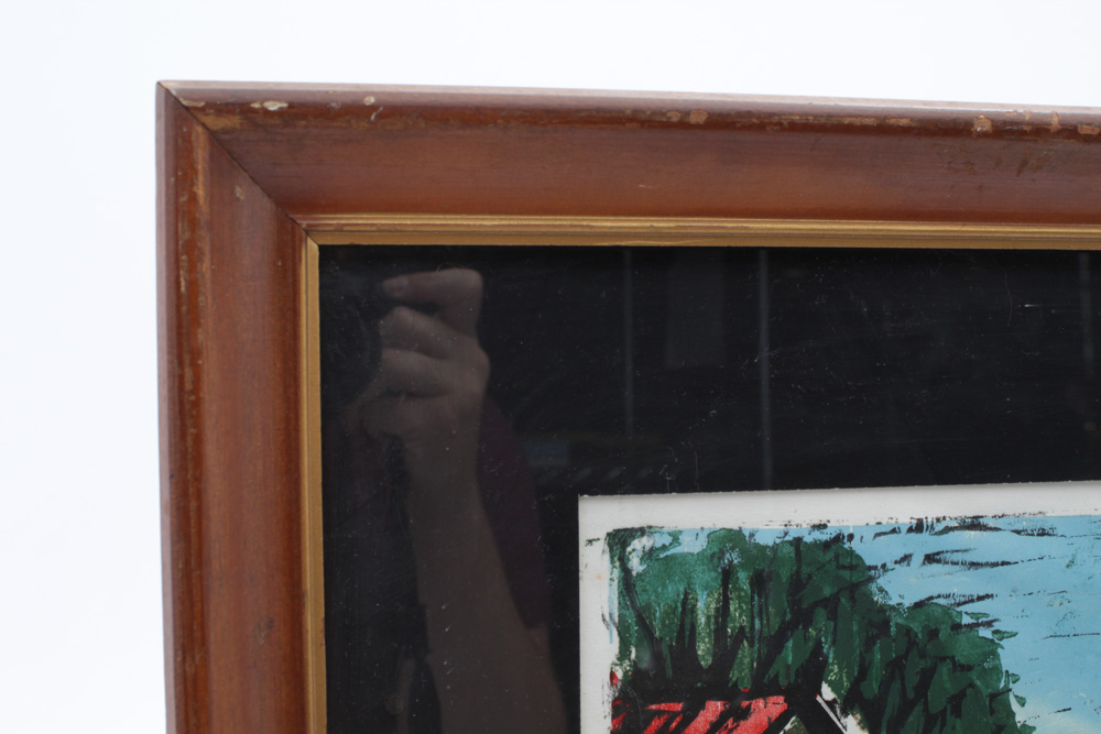 Bette Graham Signed Woodblock Print