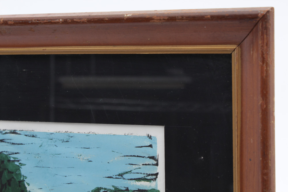 Bette Graham Signed Woodblock Print