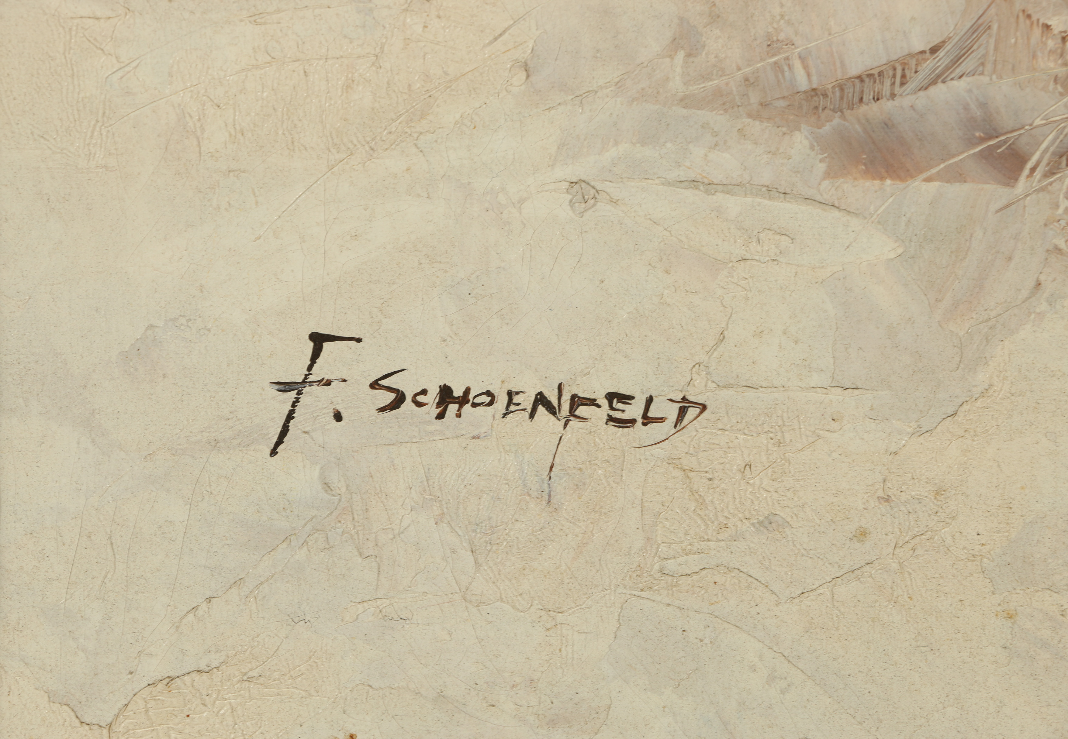 F. Schoenfeld Oil Painting