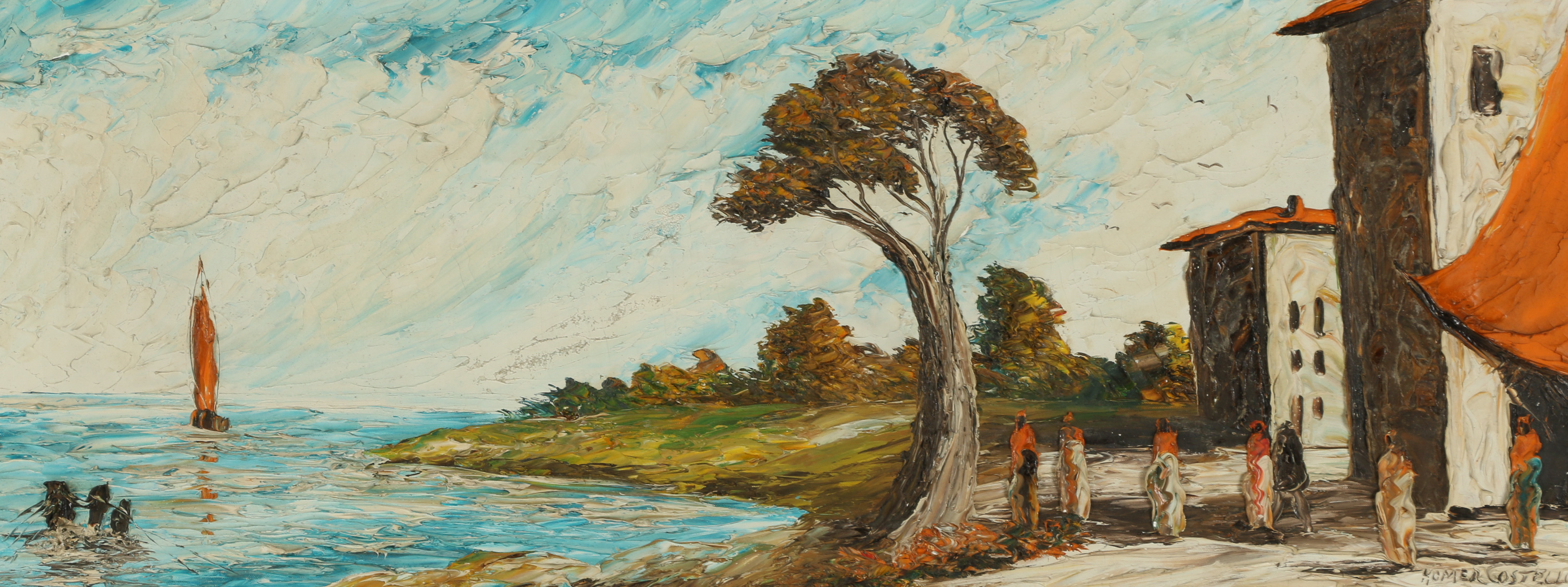 Homer Costello Oil Painting