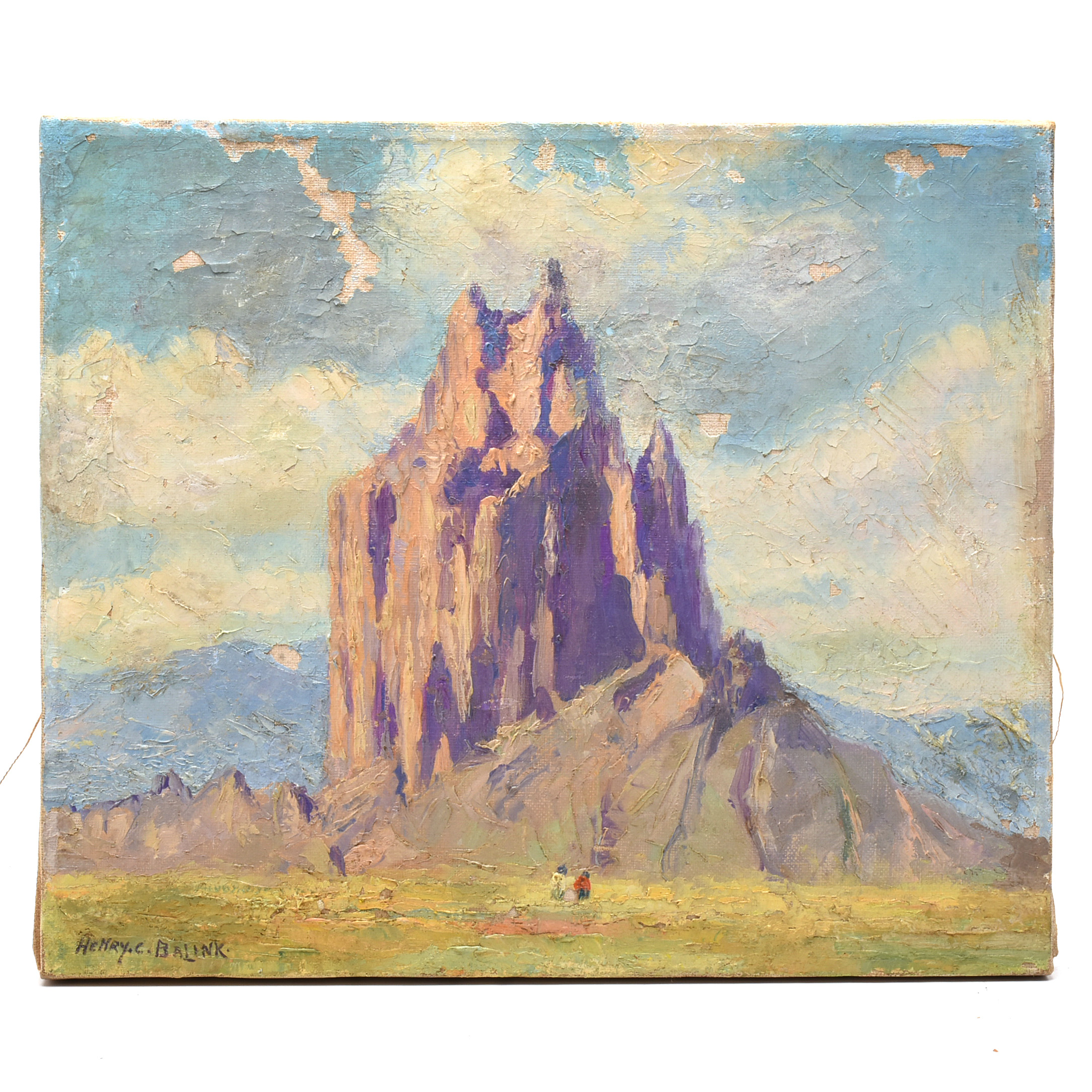 Henry Balink Oil Painting on Canvas Western Landscape