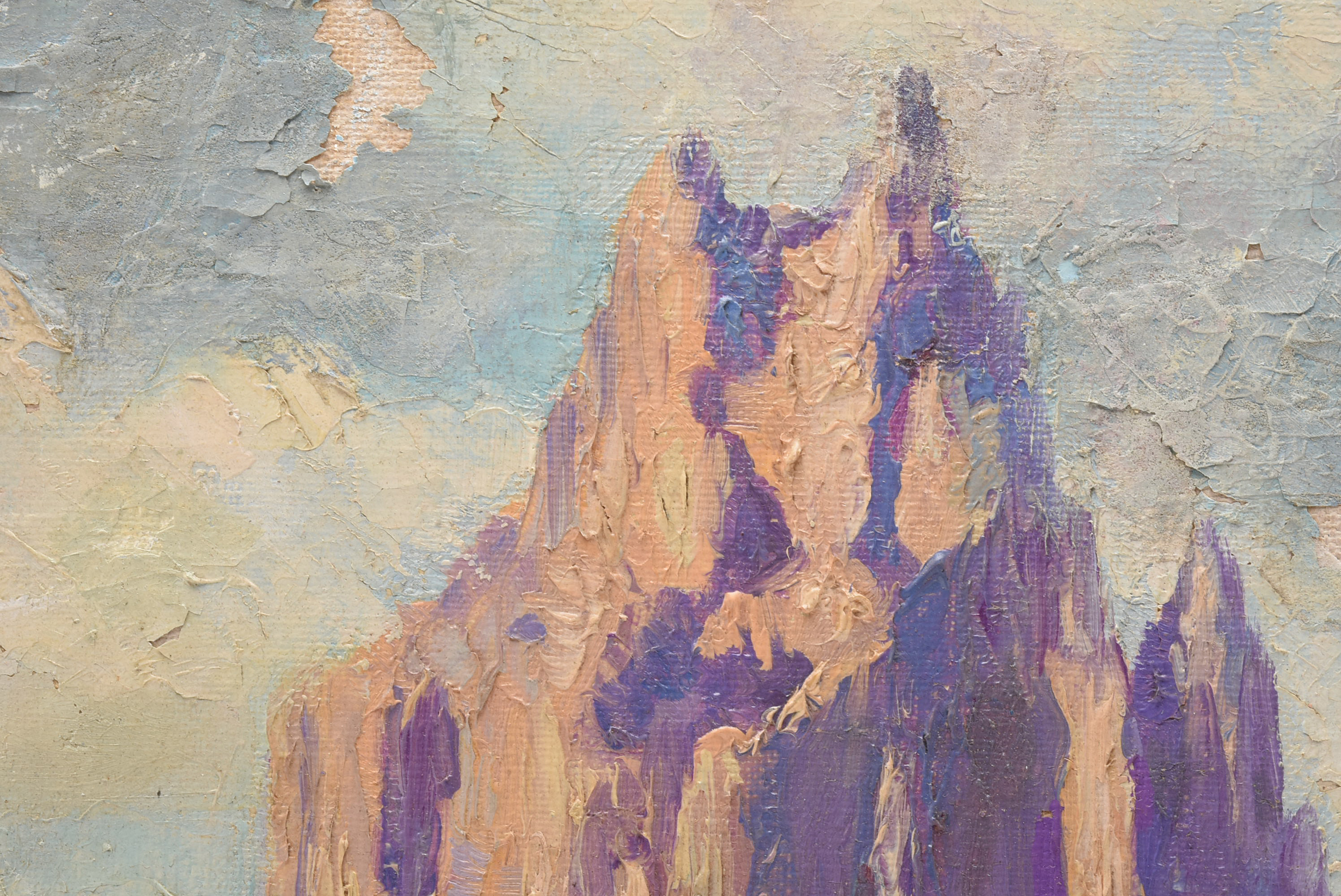 Henry Balink Oil Painting on Canvas Western Landscape