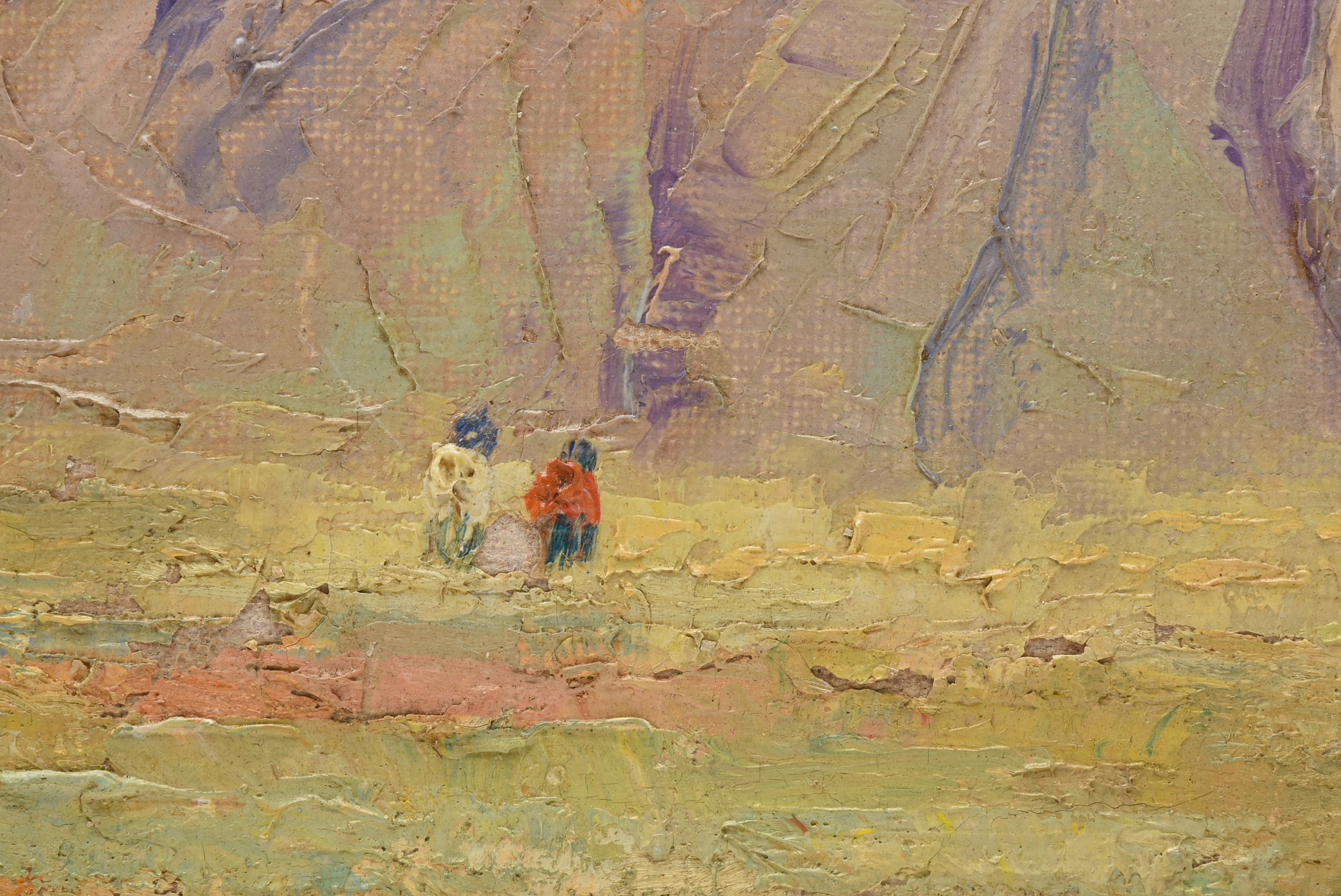 Henry Balink Oil Painting on Canvas Western Landscape