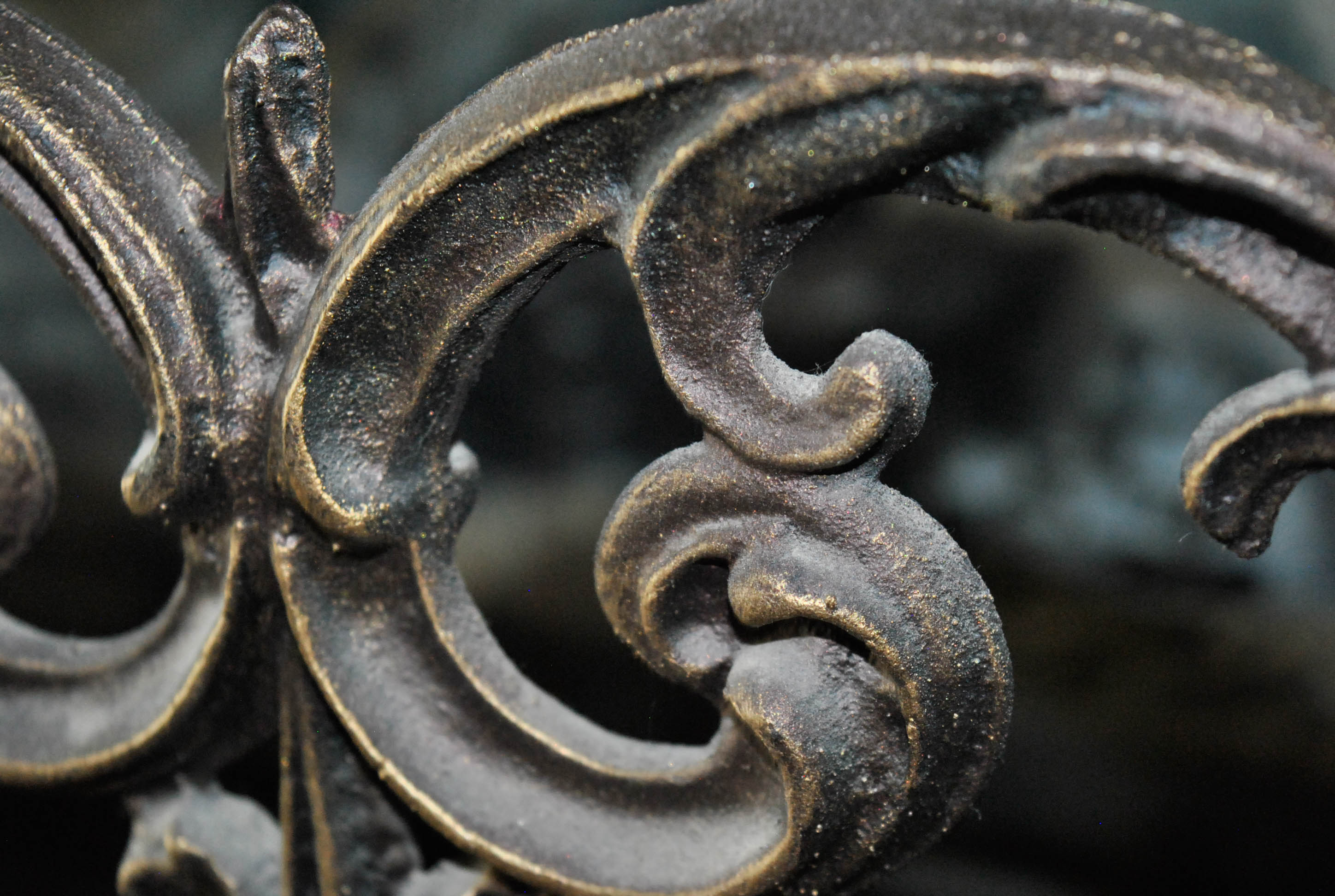 Gothic Style Wrought Metal Fireplace Screen