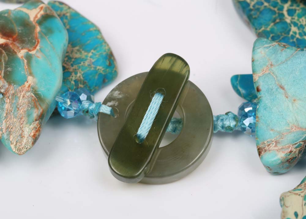 Double Stand Turquoise Necklace